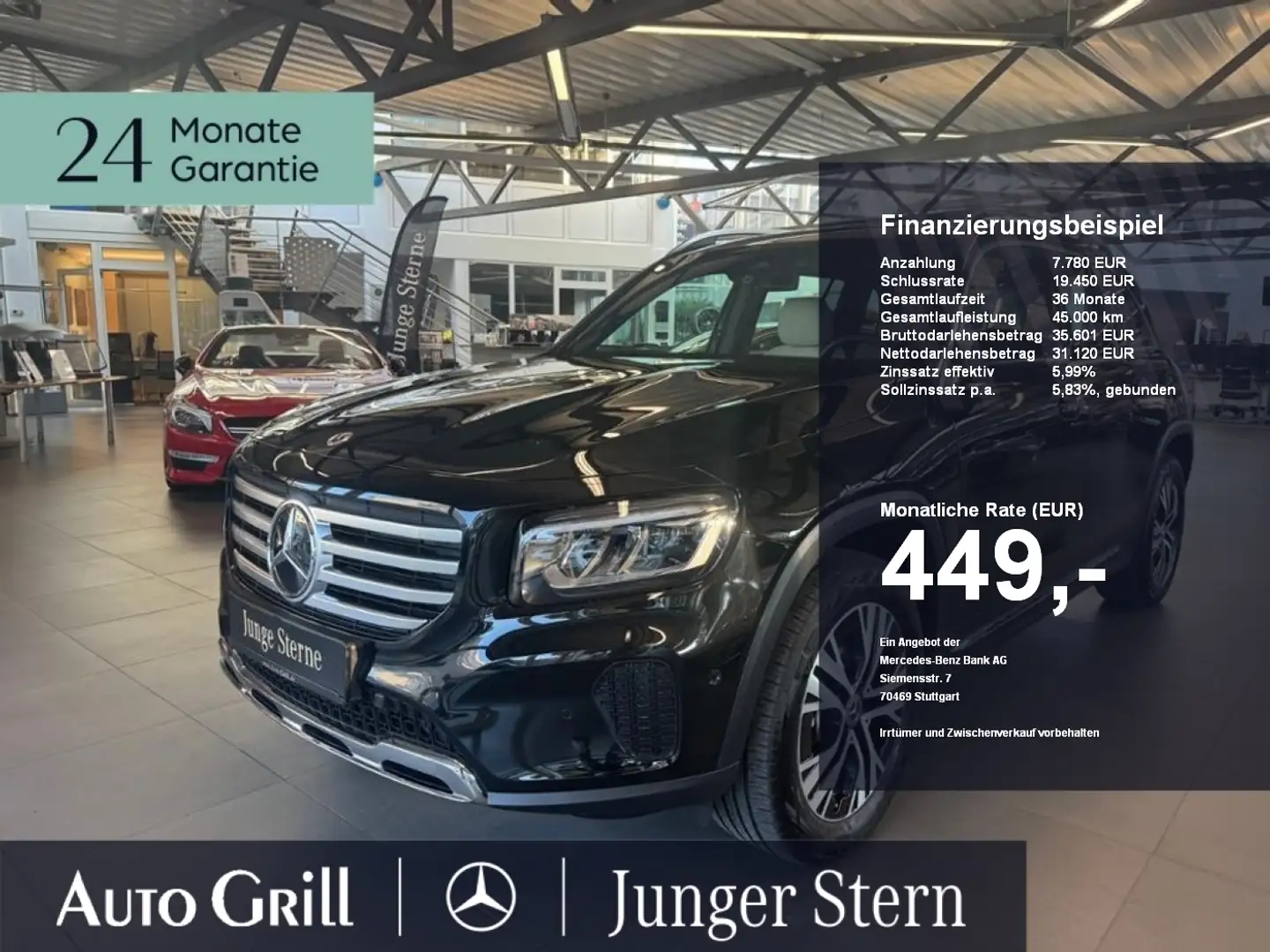 Mercedes-Benz GLB 200 d Progressive Advanced Kamera MBUX LED Zwart - 1