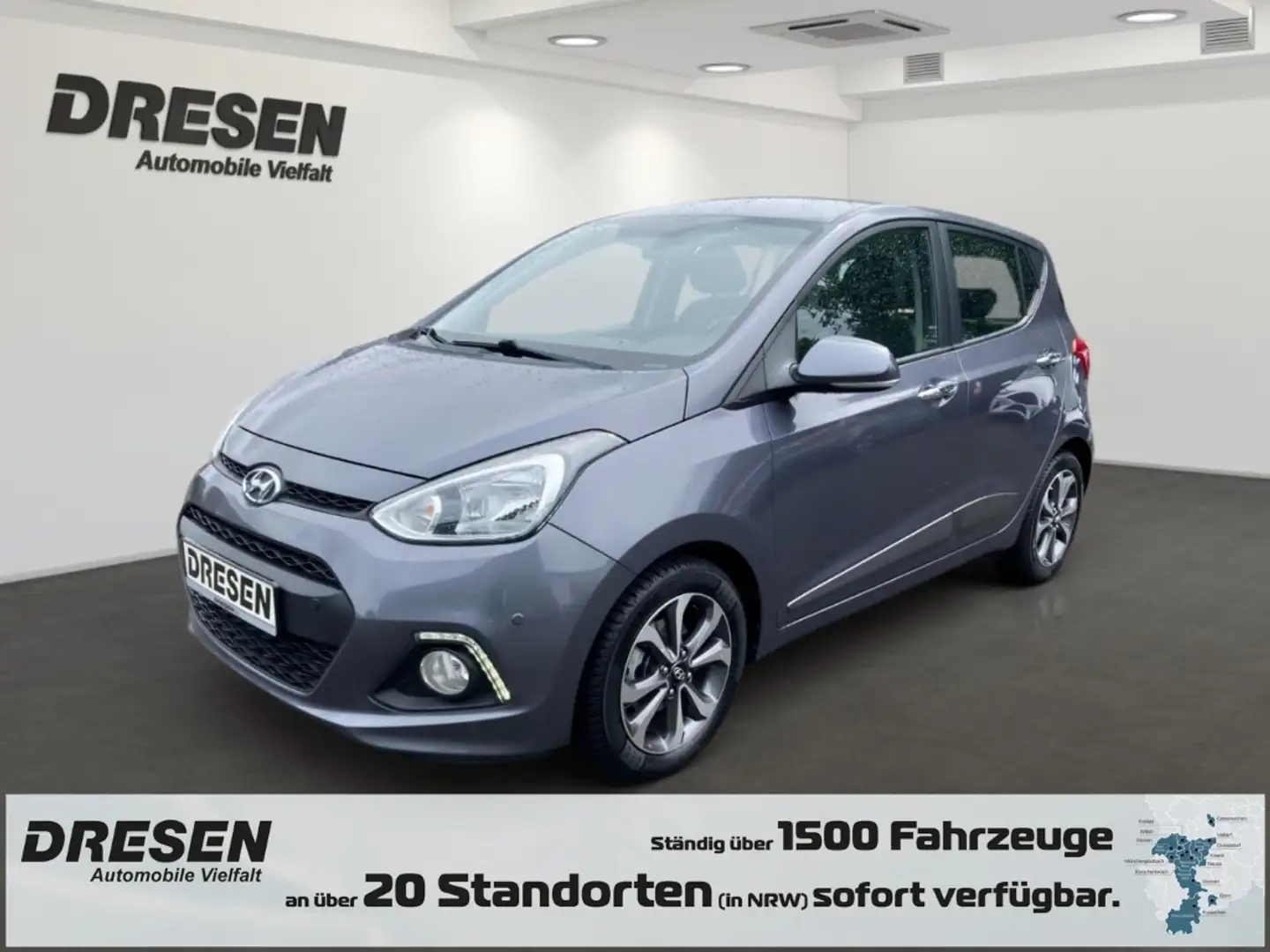 Hyundai i10 Style 1.2 Klimaautomatik  LenkradHZG Keyless Tel.- Gris - 1