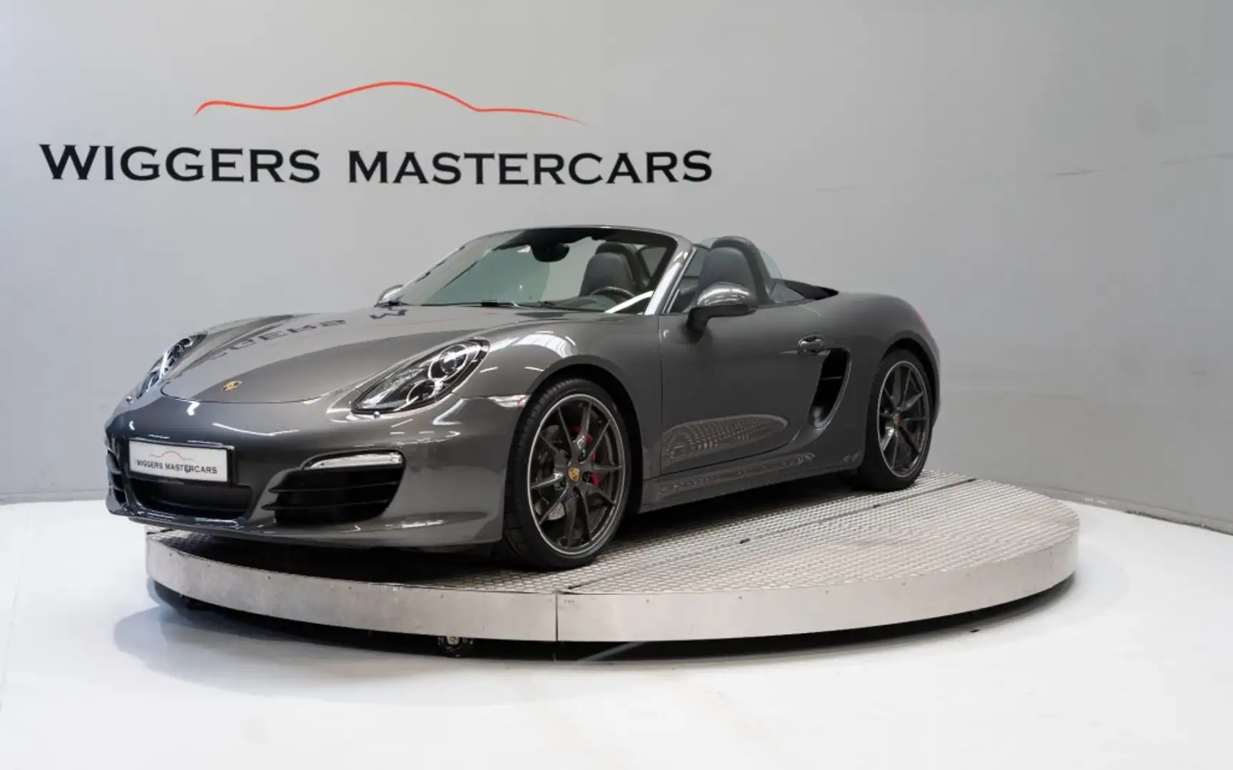 Porsche Boxster 981 3.4 PDK 314 PK , Leder, Sportchrono, 20 Inch, Gris - 1