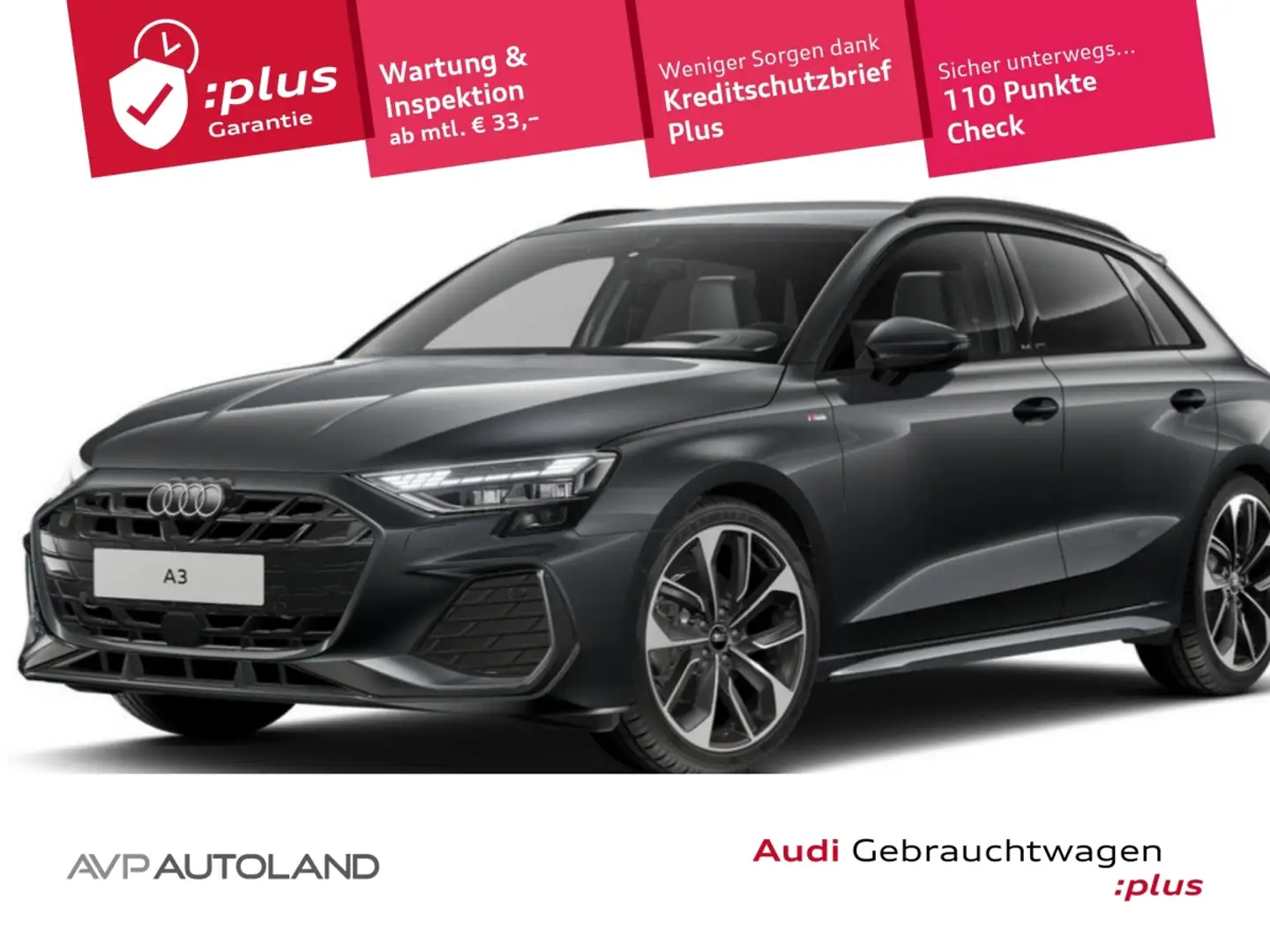 Audi A3 Sportback 35 TFSI S line | MMI NAVI PLUS | Grau - 1