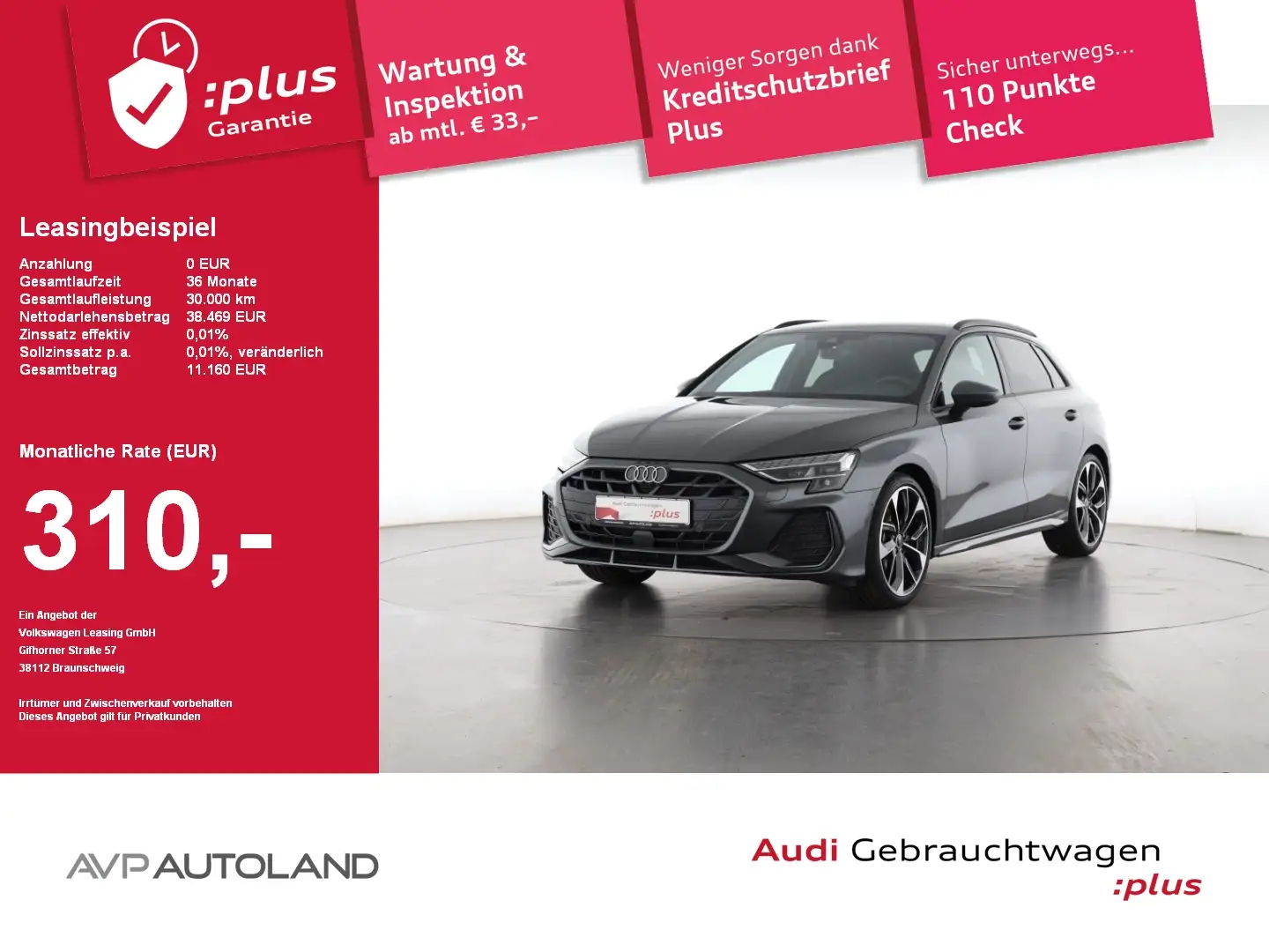 Audi A3 Sportback 35 TFSI S line | MMI NAVI PLUS | Gris - 1