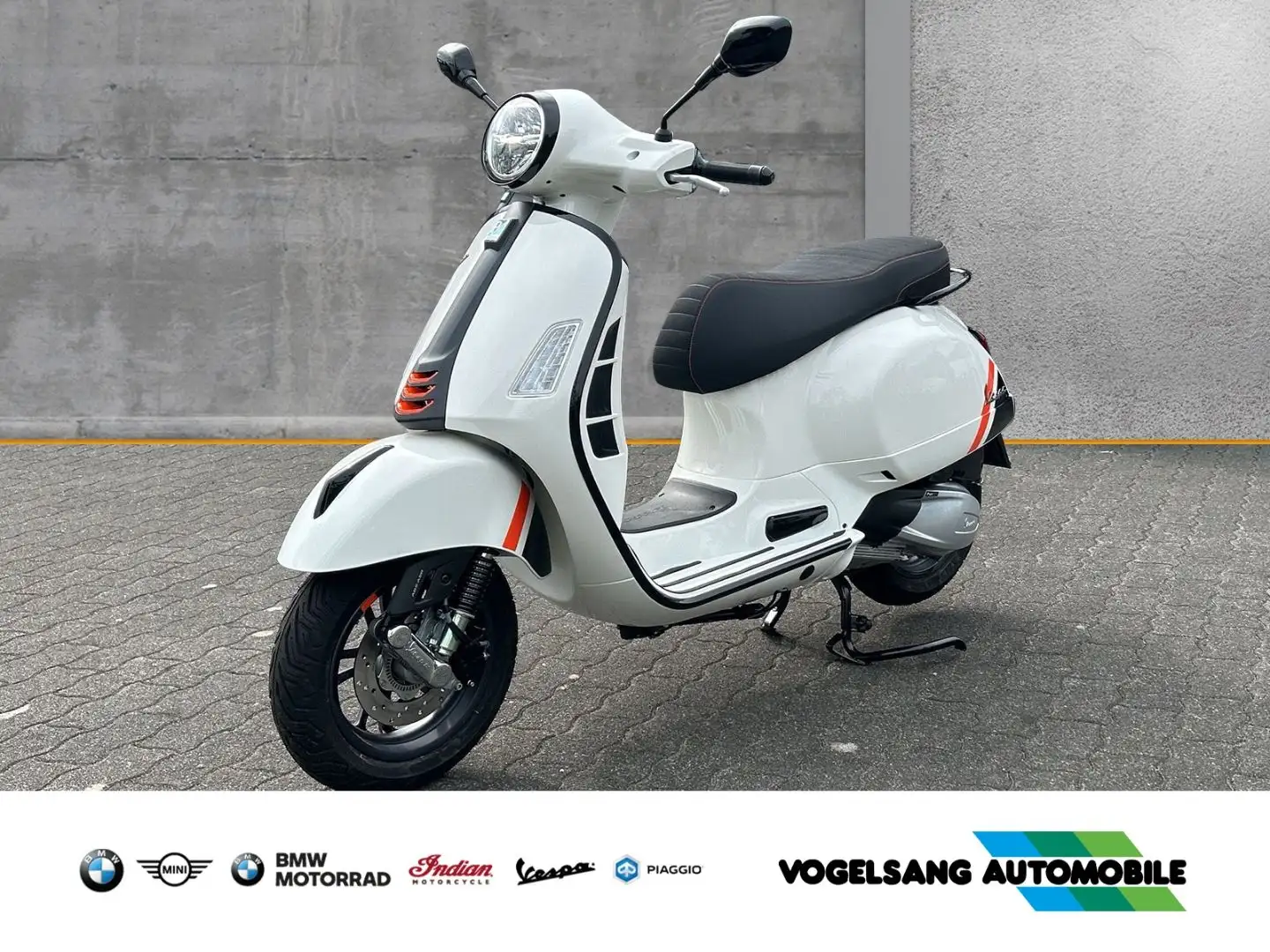 Vespa GTS 125 Super Sport, Keyless Ride, Voll-LED, Sta Blanco - 1