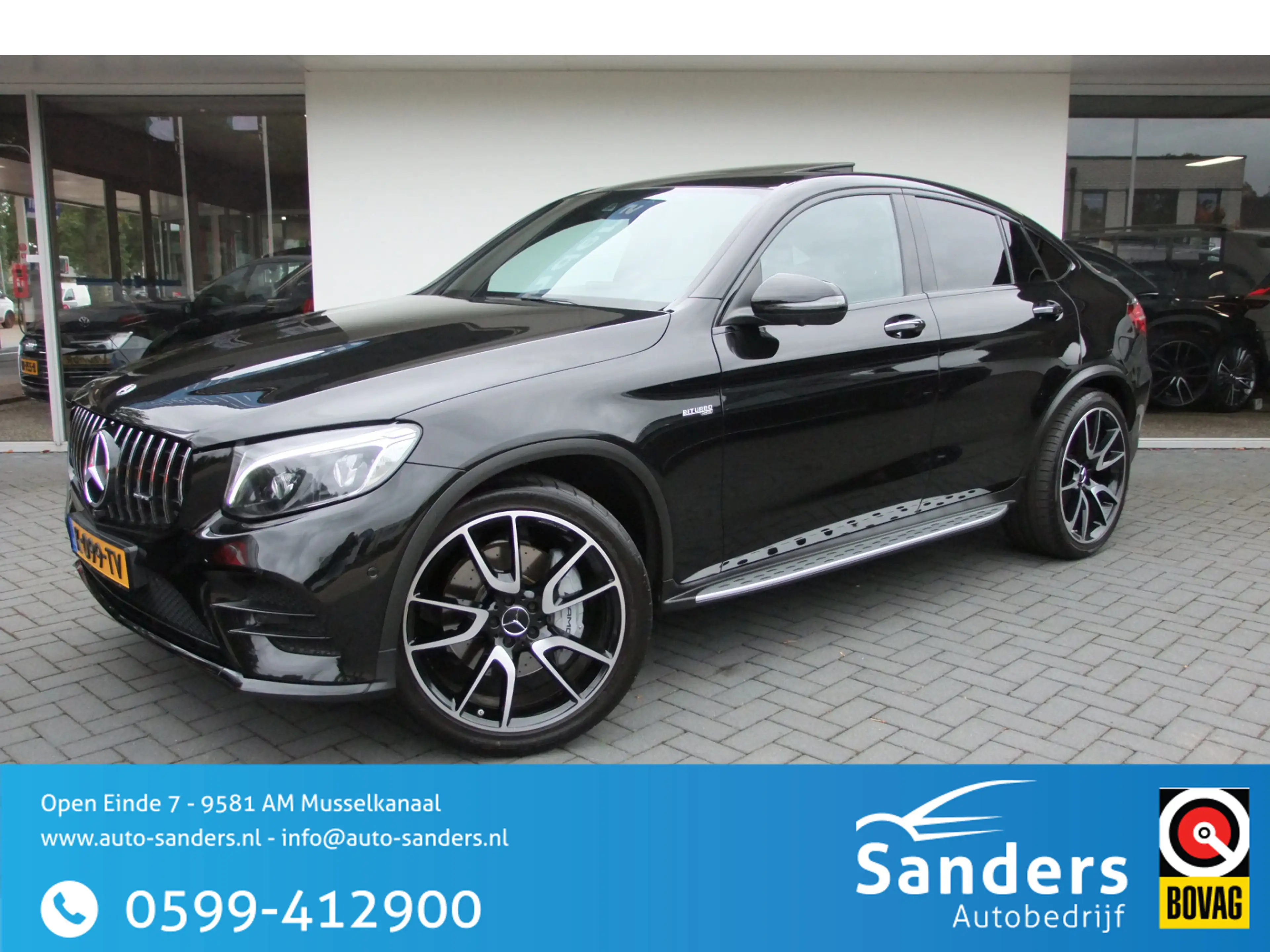 Mercedes-Benz GLC 43 AMG Coupé 4MATIC / Luchtvering/ Schuifdak/ 360 camera/