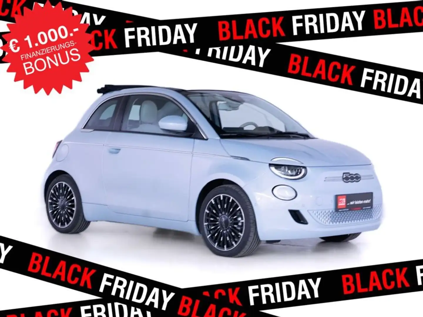 Fiat 500e Cabrio La Prima -BLACK FRIDAY WEEK- Blau - 1