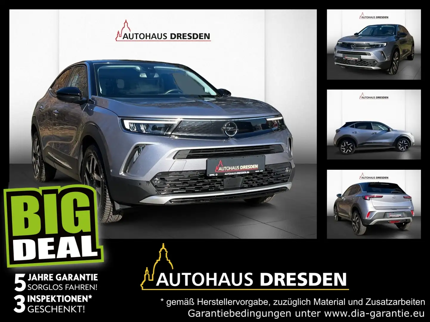 Opel Mokka 1.2 Turbo Elegance FLA SpurW LM KAM LED Szary - 1