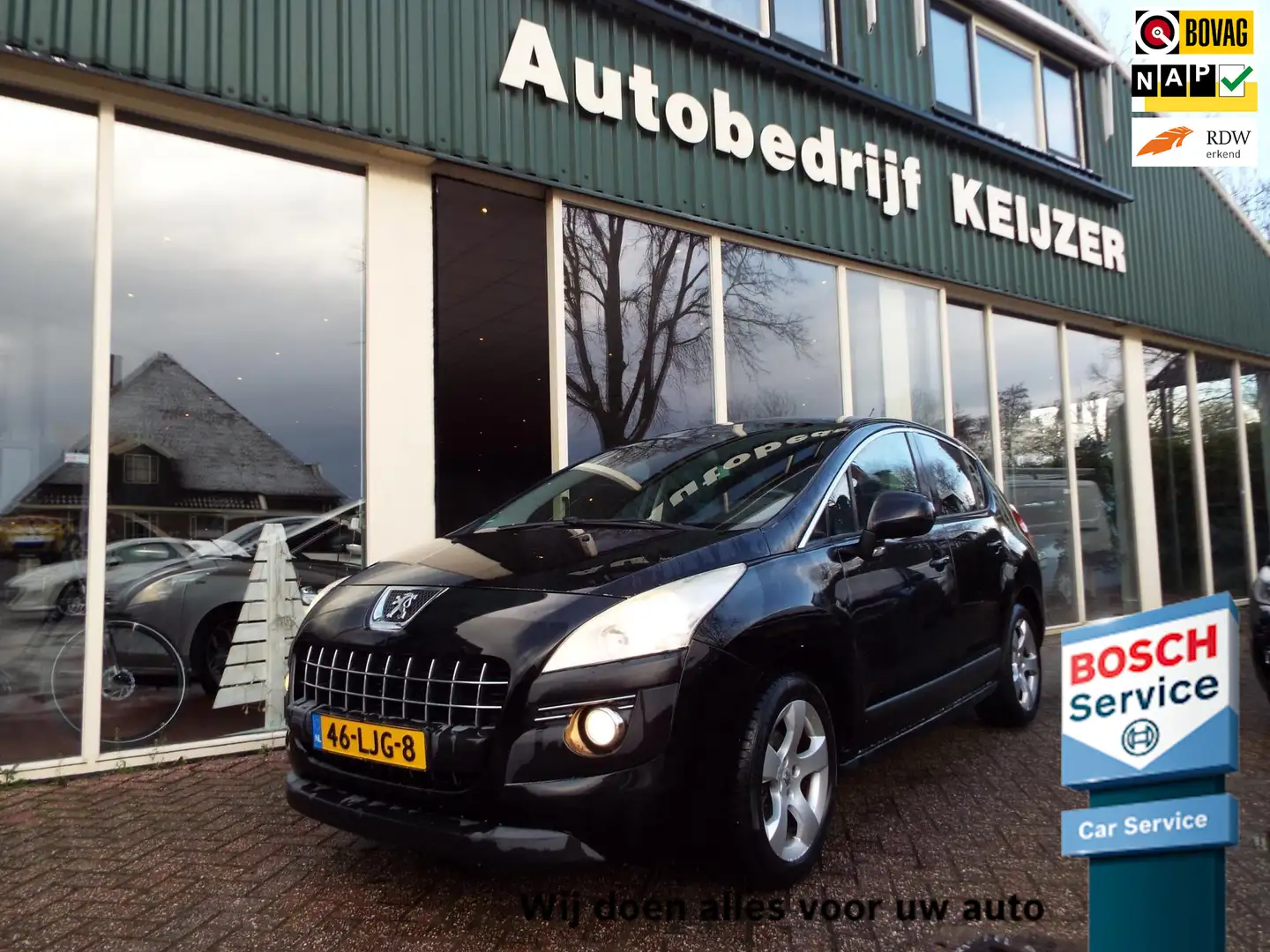Peugeot 3008 1.6 VTi Blue Lease NAVI-CRUISE-TREKHAAK Schwarz - 1