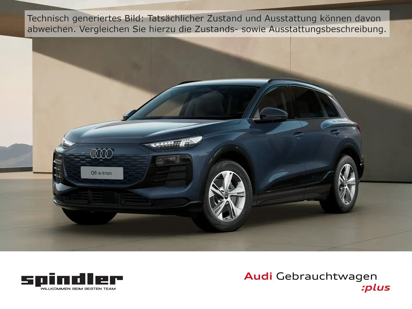 Audi Q6 e-tron / Standklima, Tech, 360°, Navi+, LED+ Blau - 1