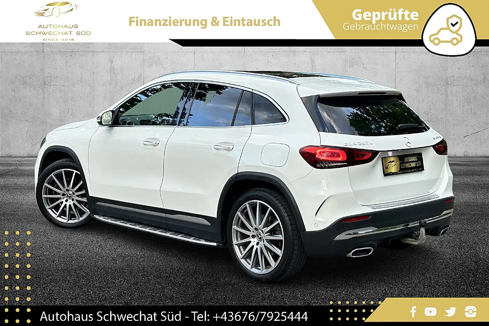 Mercedes-Benz GLA 250 e PHEV Aut. // AMG-PAKET // PANO // AHK // 360G... Weiß - 2
