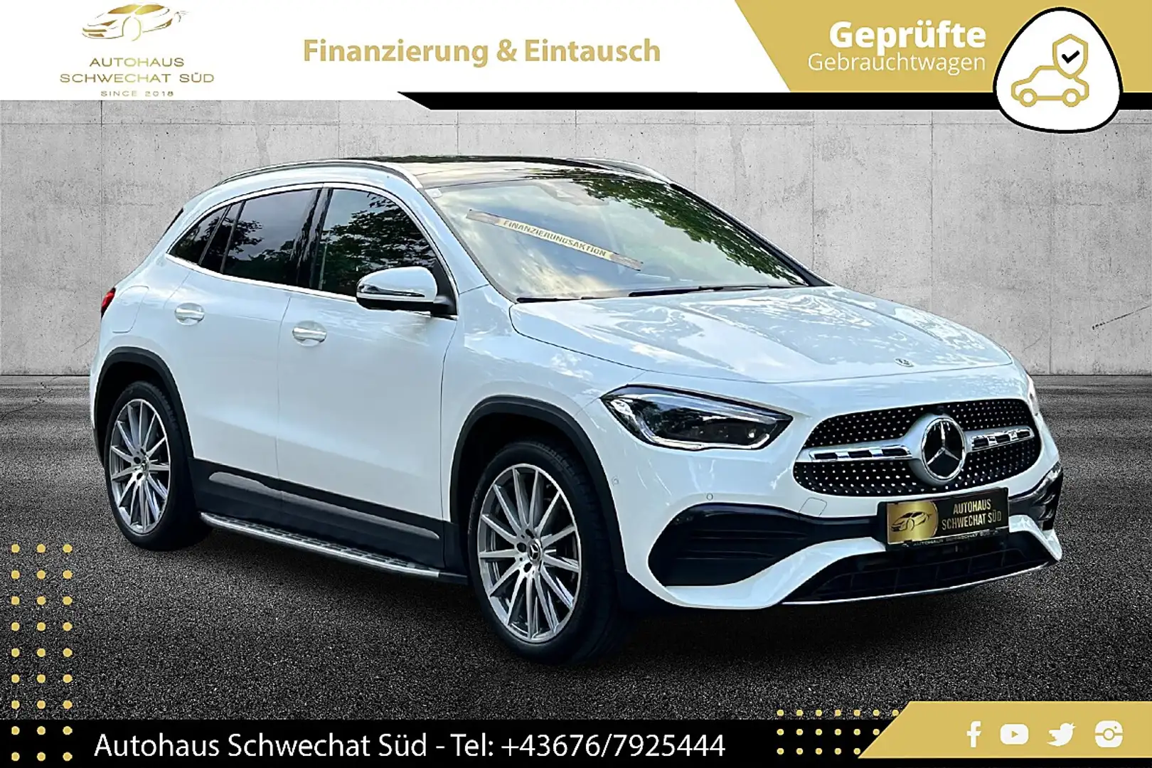 Mercedes-Benz GLA 250 e PHEV Aut. // AMG-PAKET // PANO // AHK // 360G... Weiß - 1