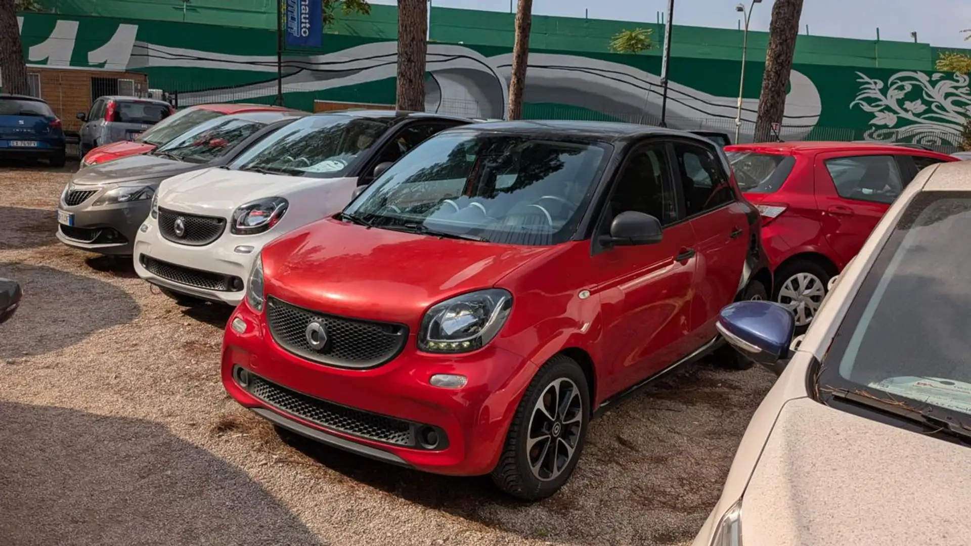 smart forFour 1.0cc 71cv CRUISE CONTROL CERCHI IN LEGA Rosso - 1