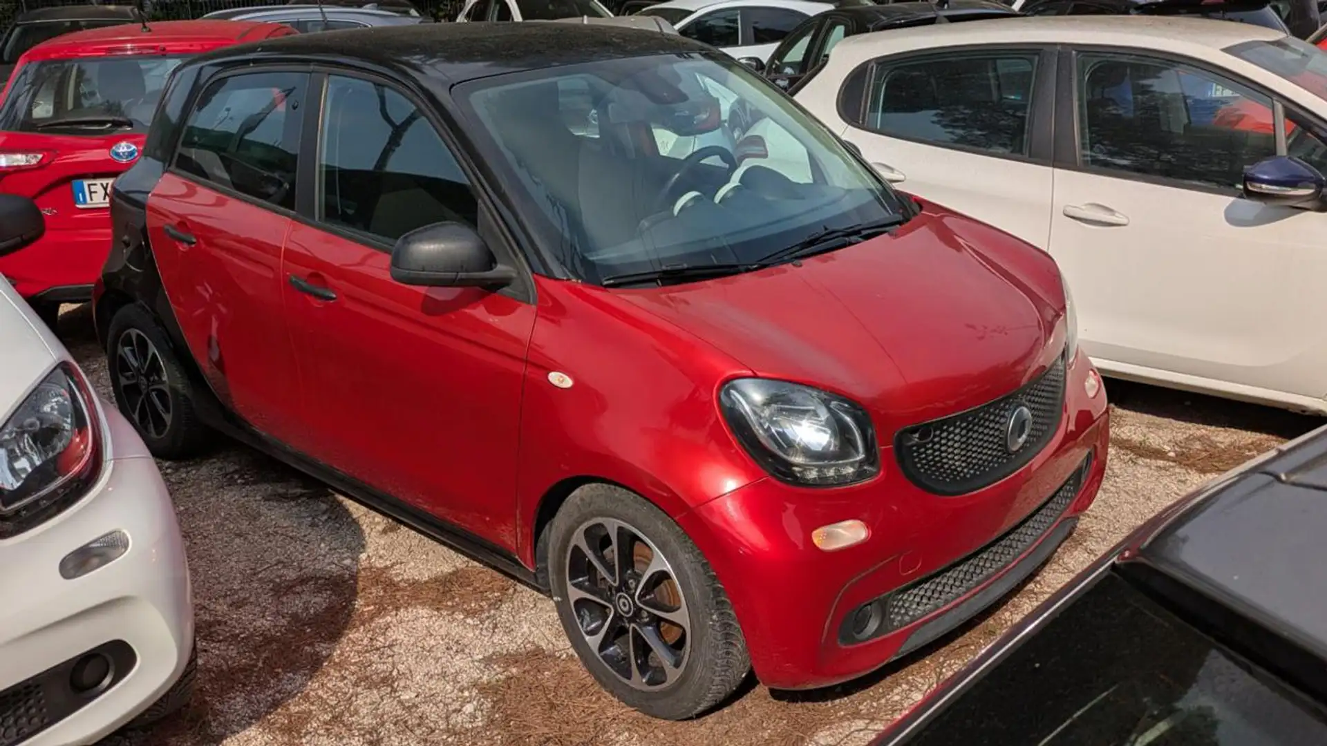 smart forFour 1.0cc 71cv CRUISE CONTROL CERCHI IN LEGA Rosso - 2