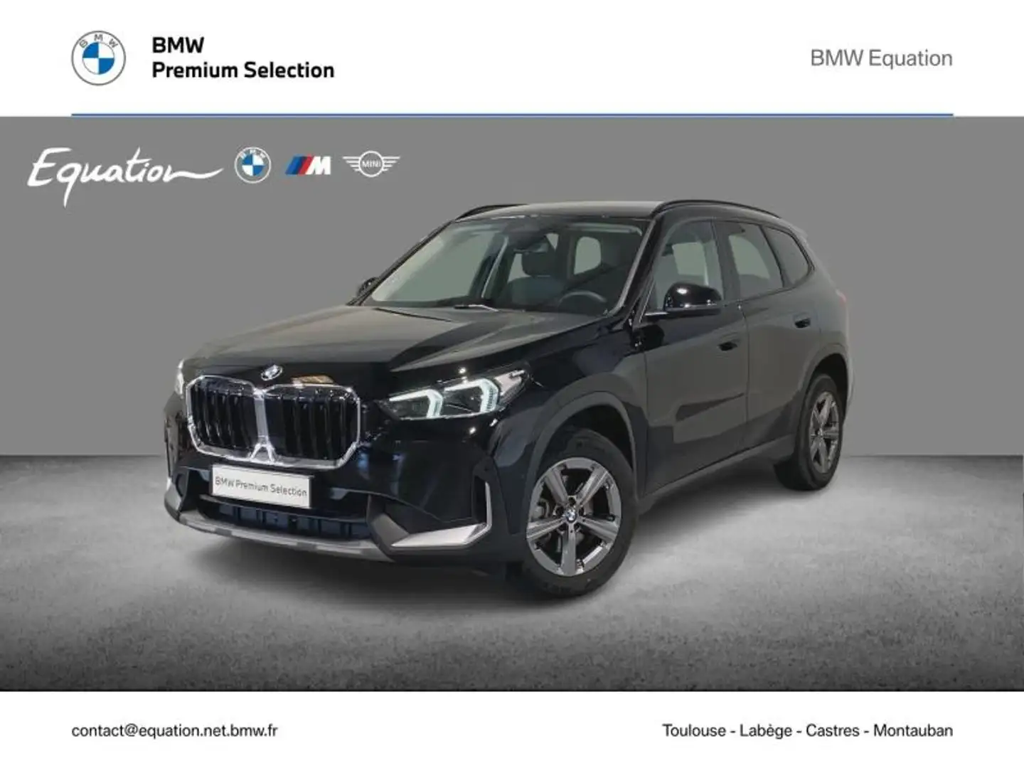 BMW X1 sDrive18i 136ch Noir - 1