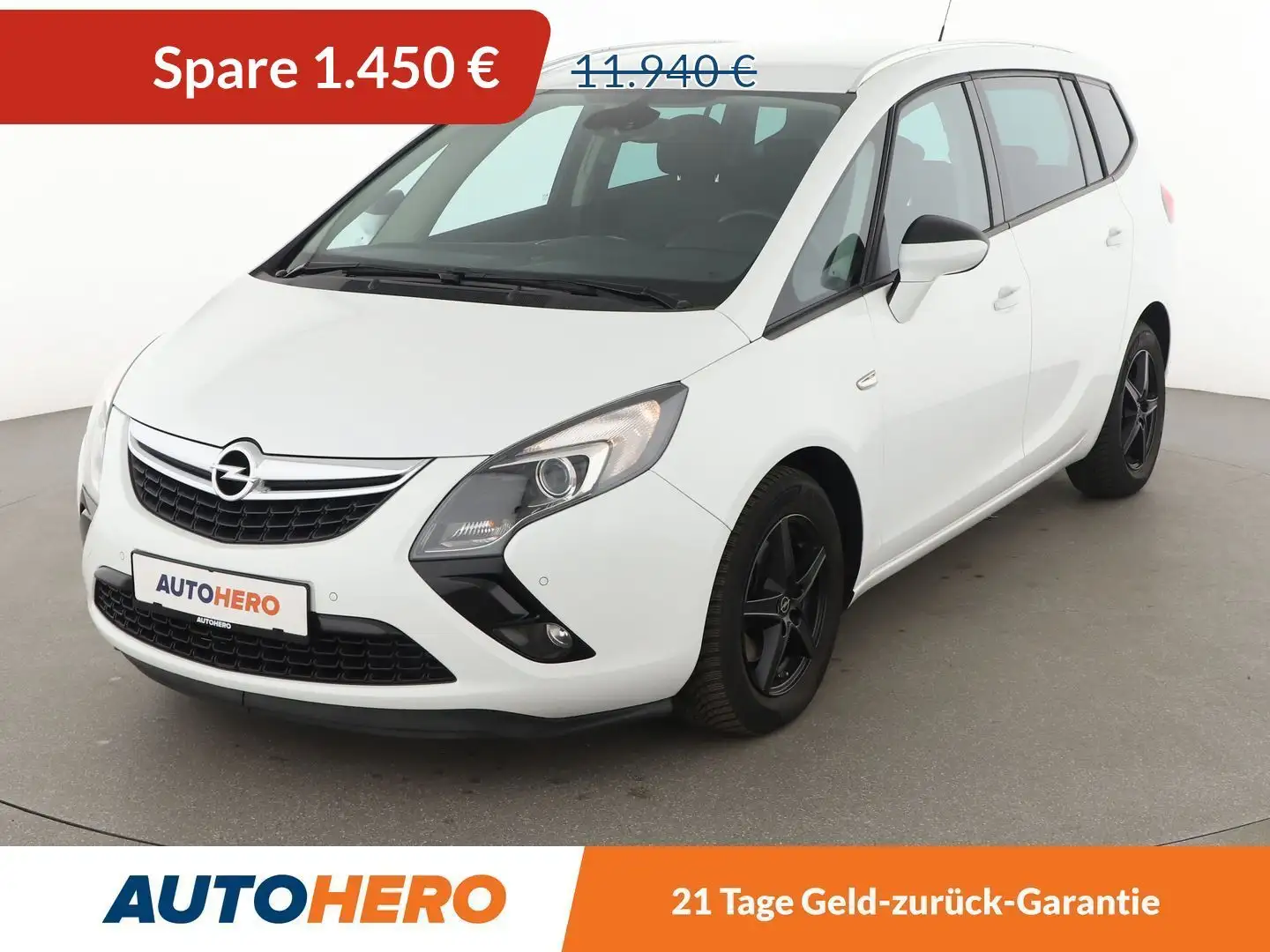 Opel Zafira Tourer 1.4 Turbo Style *TEMPO*PDC*SHZ*LHZ*ALU*KLIMA* Weiß - 1