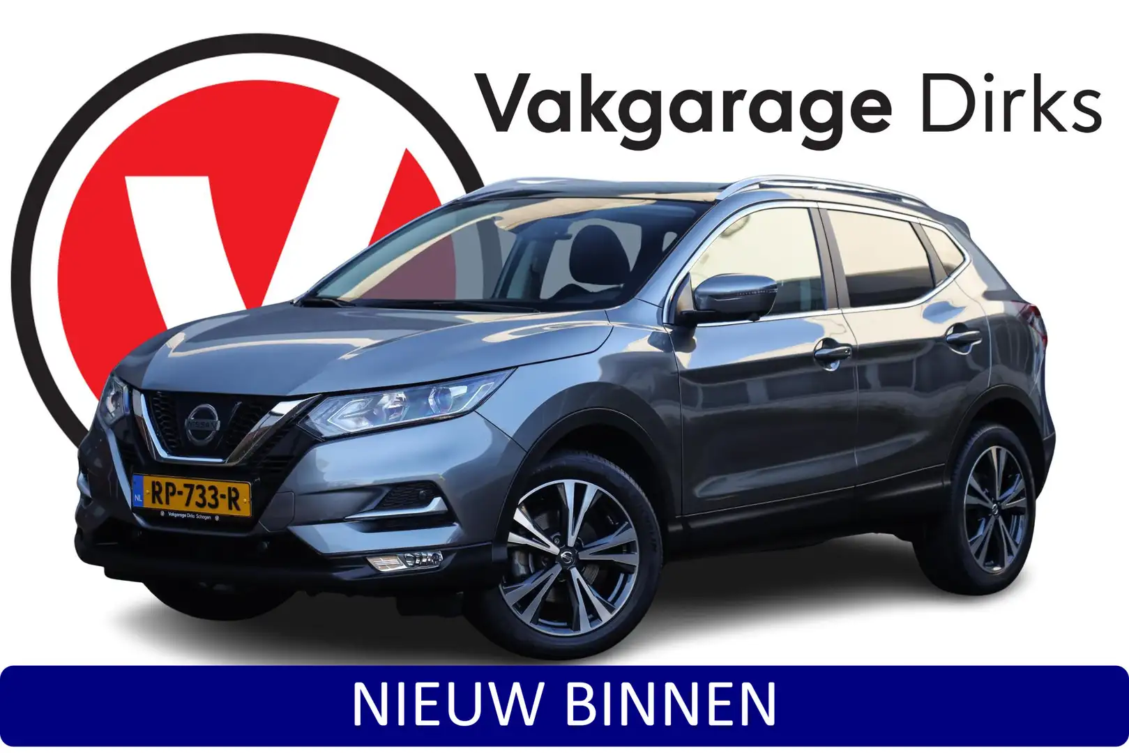 Nissan Qashqai 1.2 N-Connecta ✅ Pano ✅ 360 ✅ Trekhaak Gris - 1