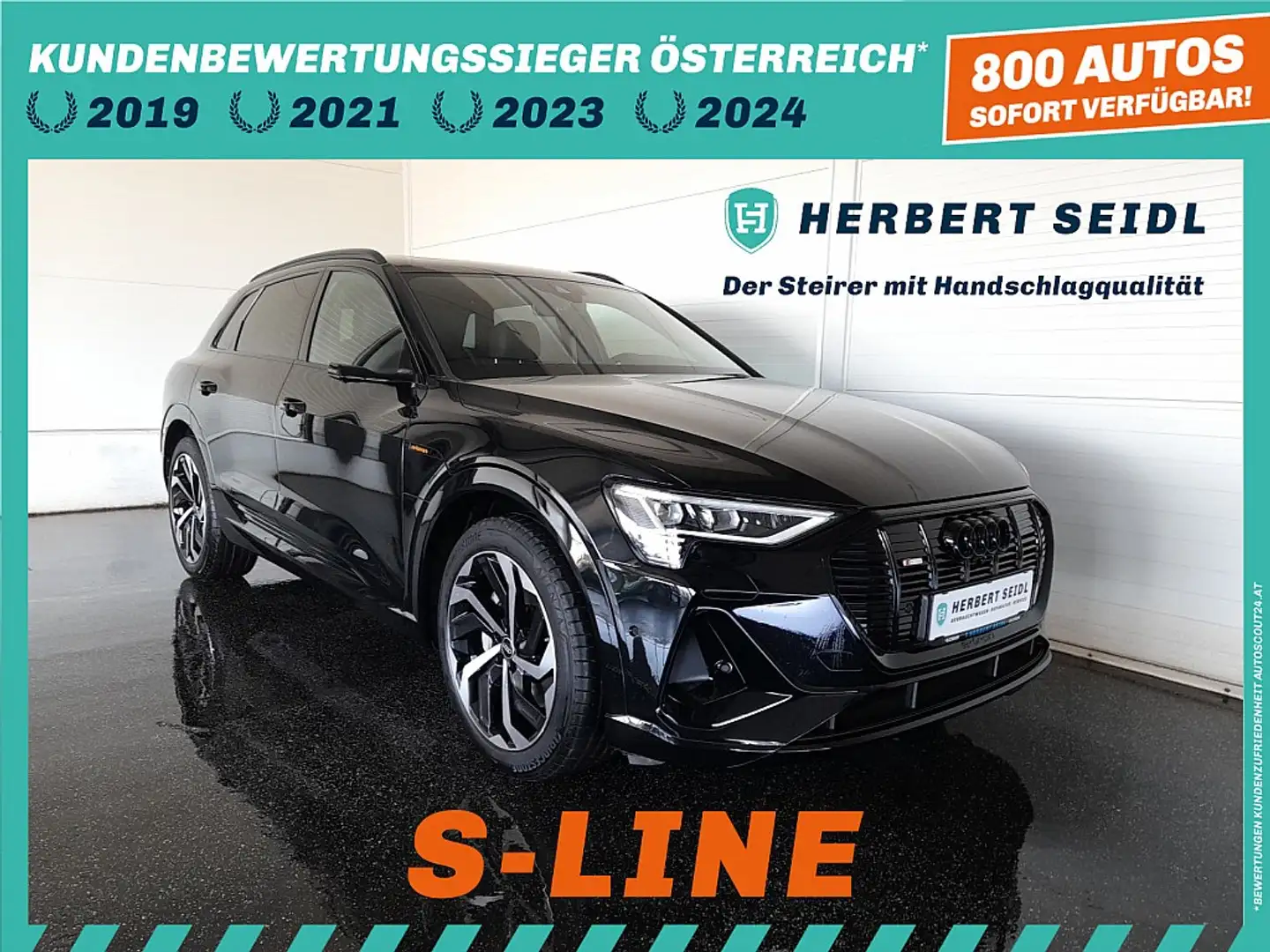 Audi e-tron 55 quattro S-LINE *NP: € 118.576,- / SKY / LEDE... Schwarz - 1