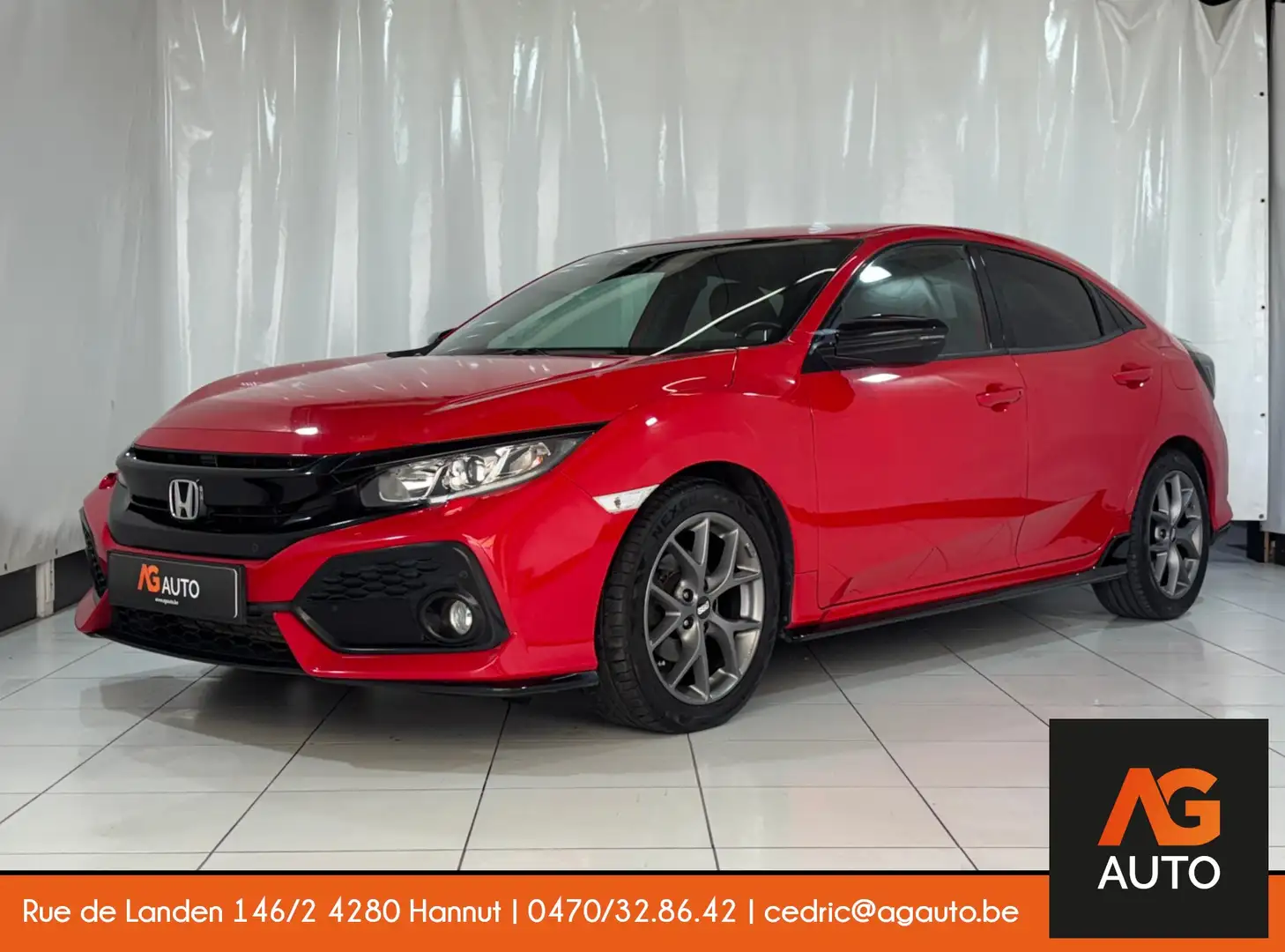 Honda Civic 1.0 V-Tech * Caméra * Sièges chauff. * Cuir Rood - 1