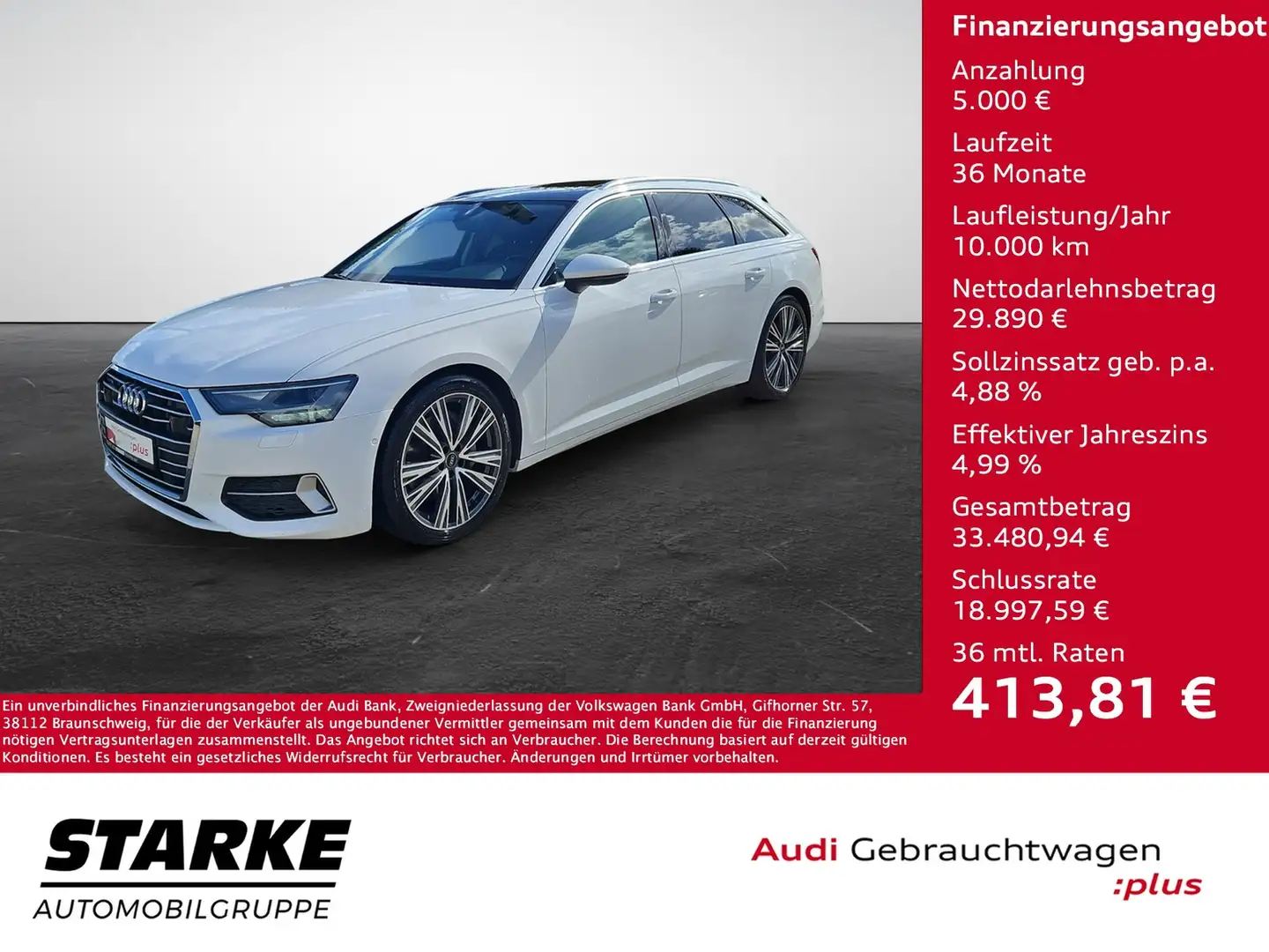Audi A6 Avant 50 TDI tiptronic quattro Sport NaviPlus L... Weiß - 1