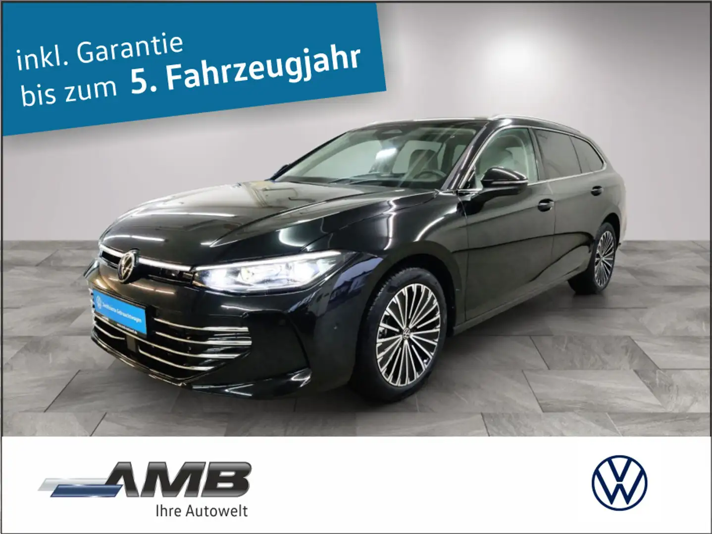 Volkswagen Passat Variant Elegance 2.0 TDI AHK/Pano/1.30Gar Schwarz - 1