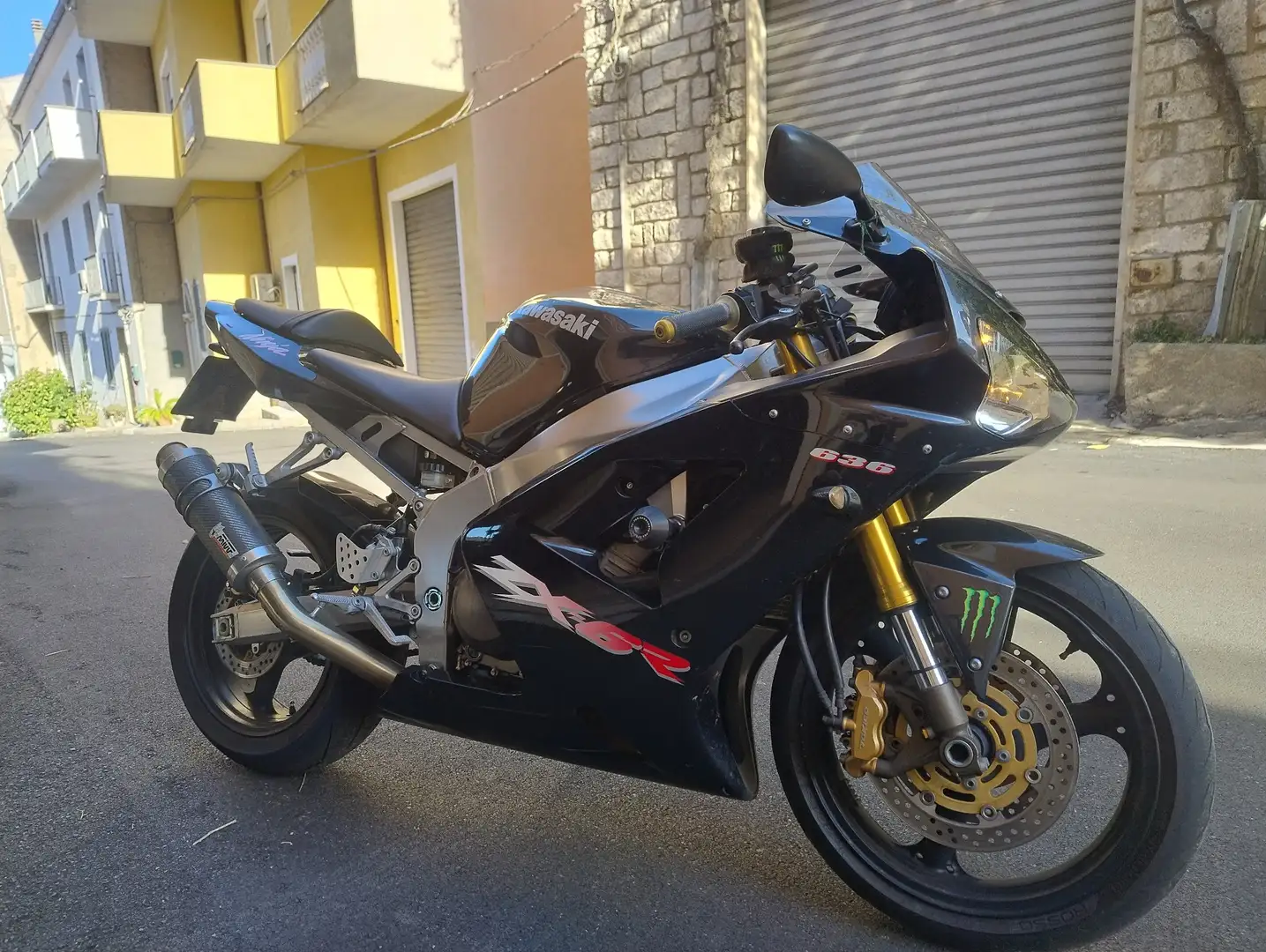 Kawasaki Ninja ZX-6R Kawasaki ZX-6R, 636 cc , anno 2003, 55000km Nero - 2