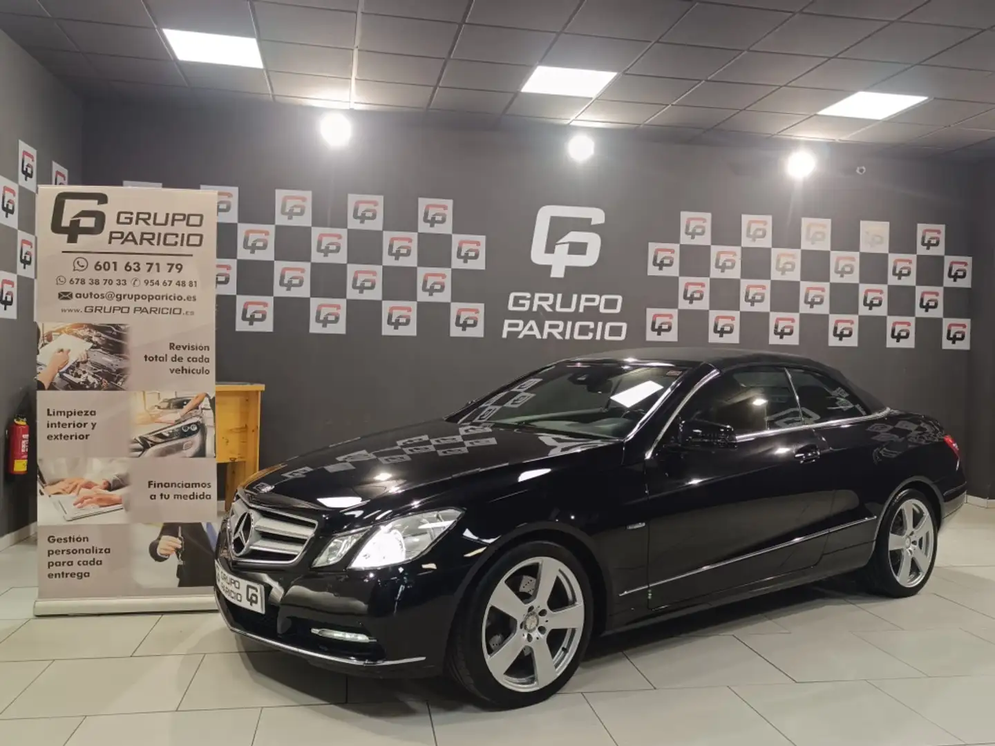 Mercedes-Benz E 220 Cabrio 220CDI BE Aut. Negro - 1