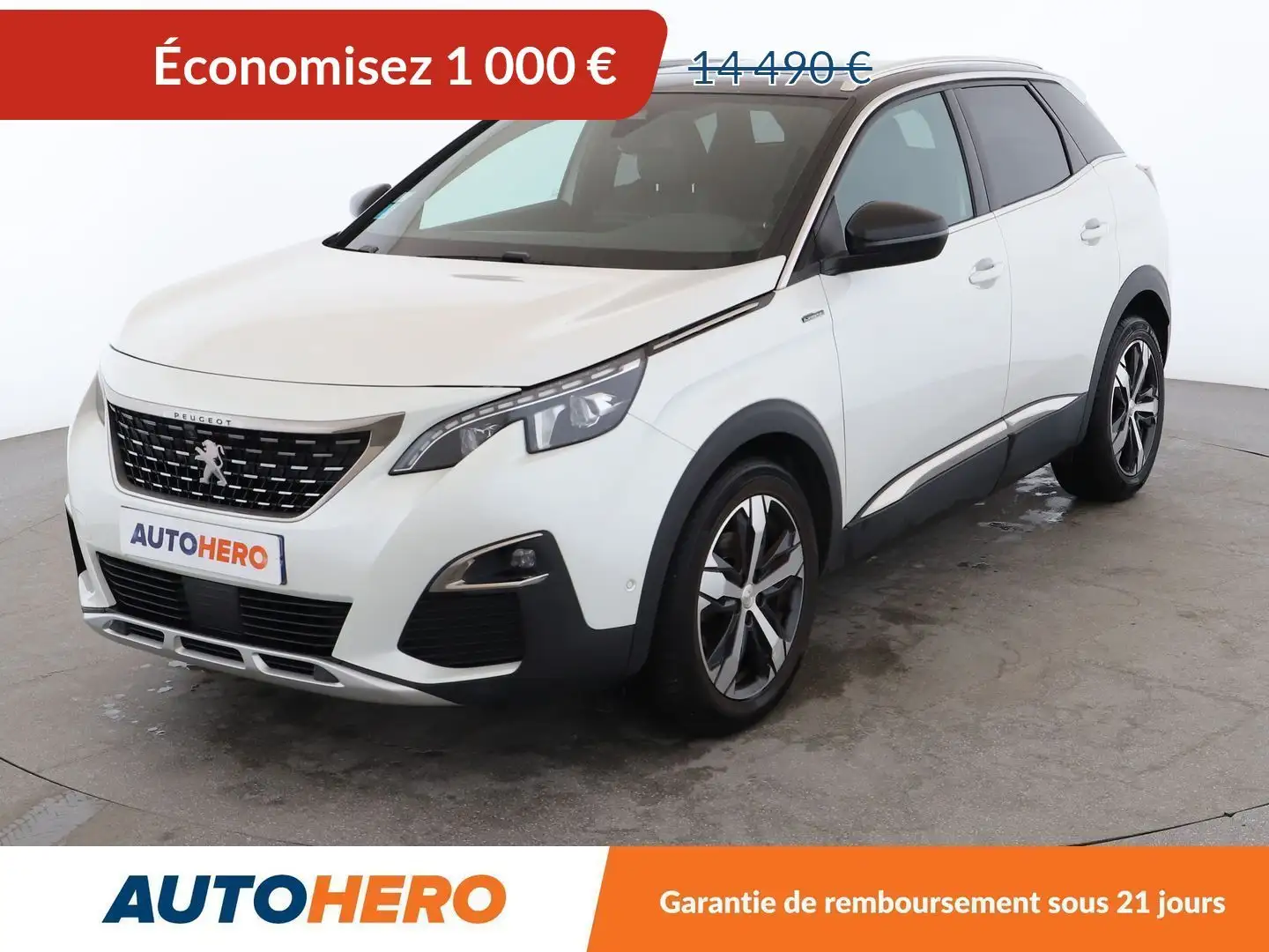 Peugeot 3008 1.2 PureTech GT Line Blanc - 1