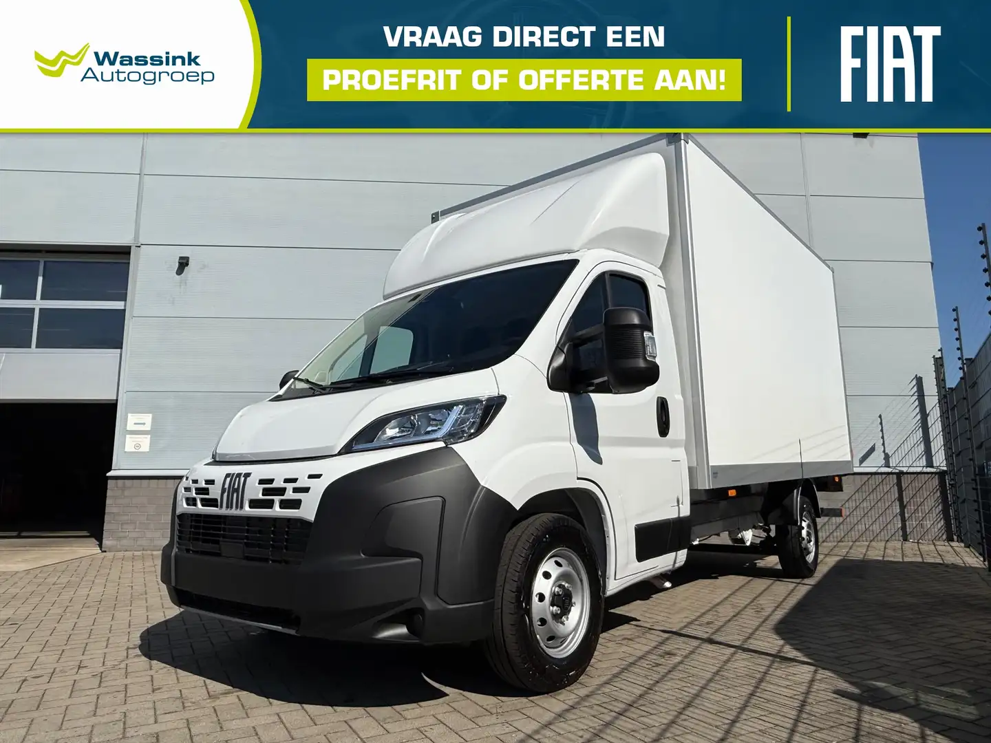 Fiat Ducato CC 3.5T 2.2 MJ 140pk L3H1 | Dubbeldam Box | Verzwa Wit - 1