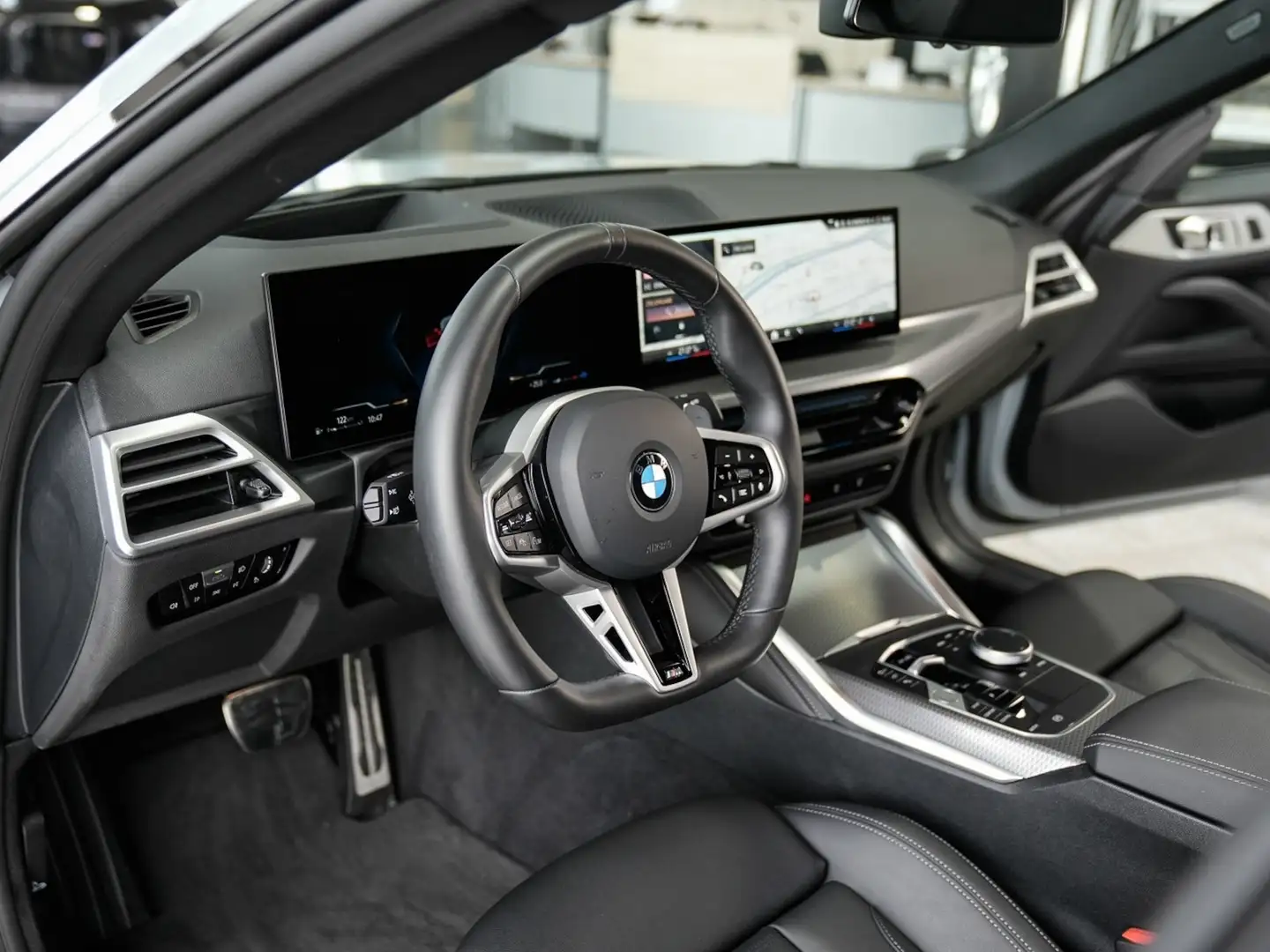 BMW 420 420d Gran Coupe M SPORT PRO Glasdach 360K Leder Grijs - 2