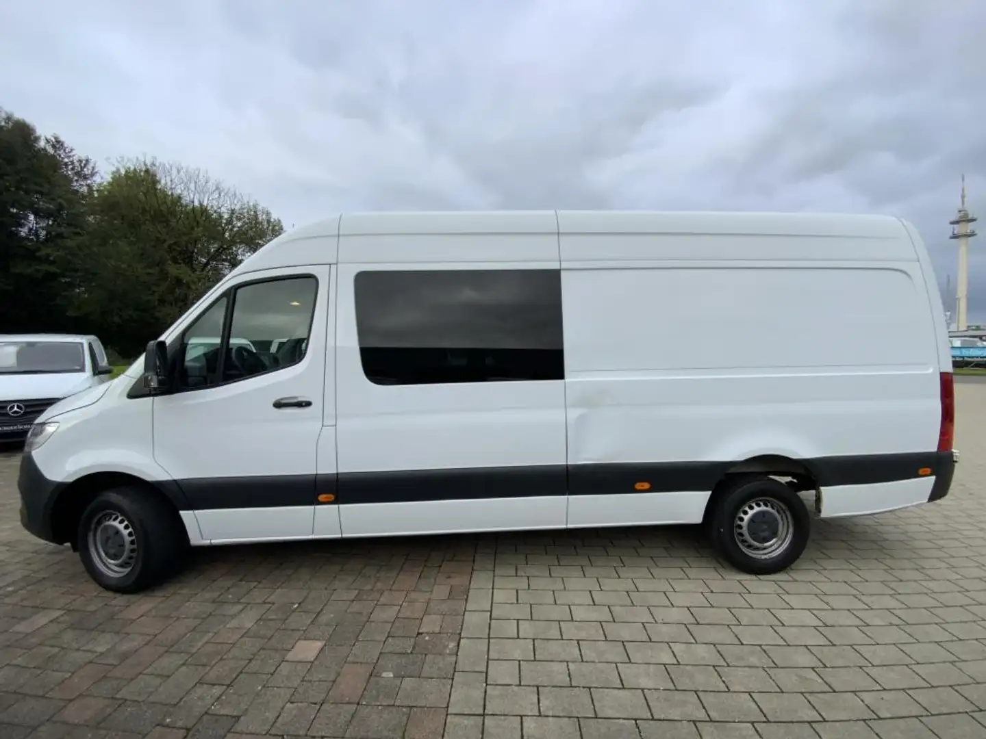 Mercedes-Benz Sprinter 317 CDI MAXI Mixto 6-Sitze Klima AHK 3.5t. Standhe Blanc - 2