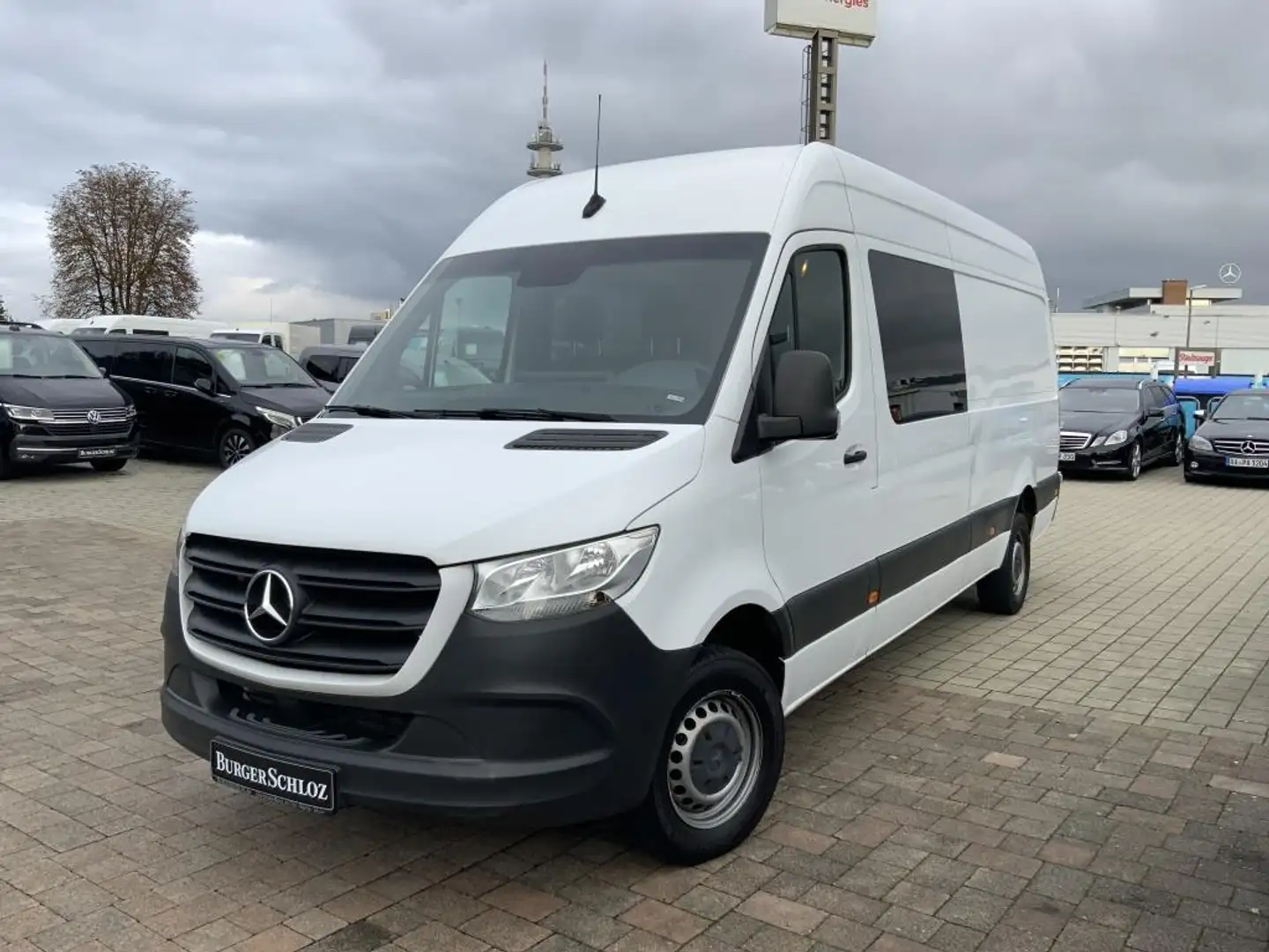 Mercedes-Benz Sprinter 317 CDI MAXI Mixto 6-Sitze Klima AHK 3.5t. Standhe Blanc - 1