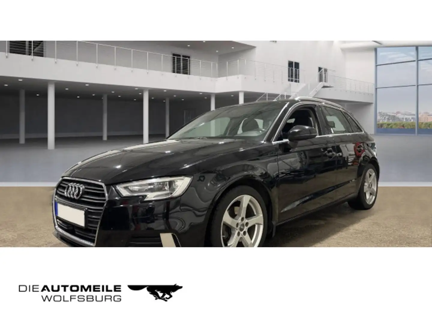 Audi A3 2.0 TDI Sport AHK/VIRTUAL/NAVI Zwart - 1