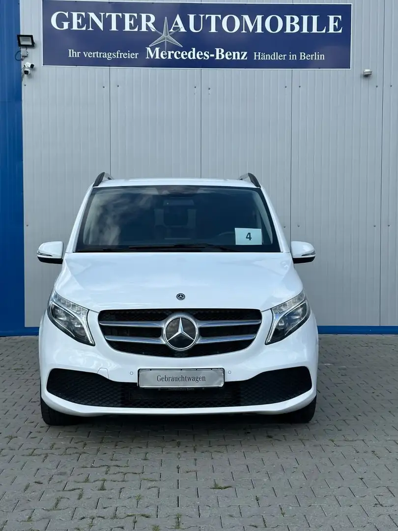 Mercedes-Benz V 220 LANG 9G-TR WEBASTO NAVI MBUX KAMERA 7-SITZ Weiß - 2
