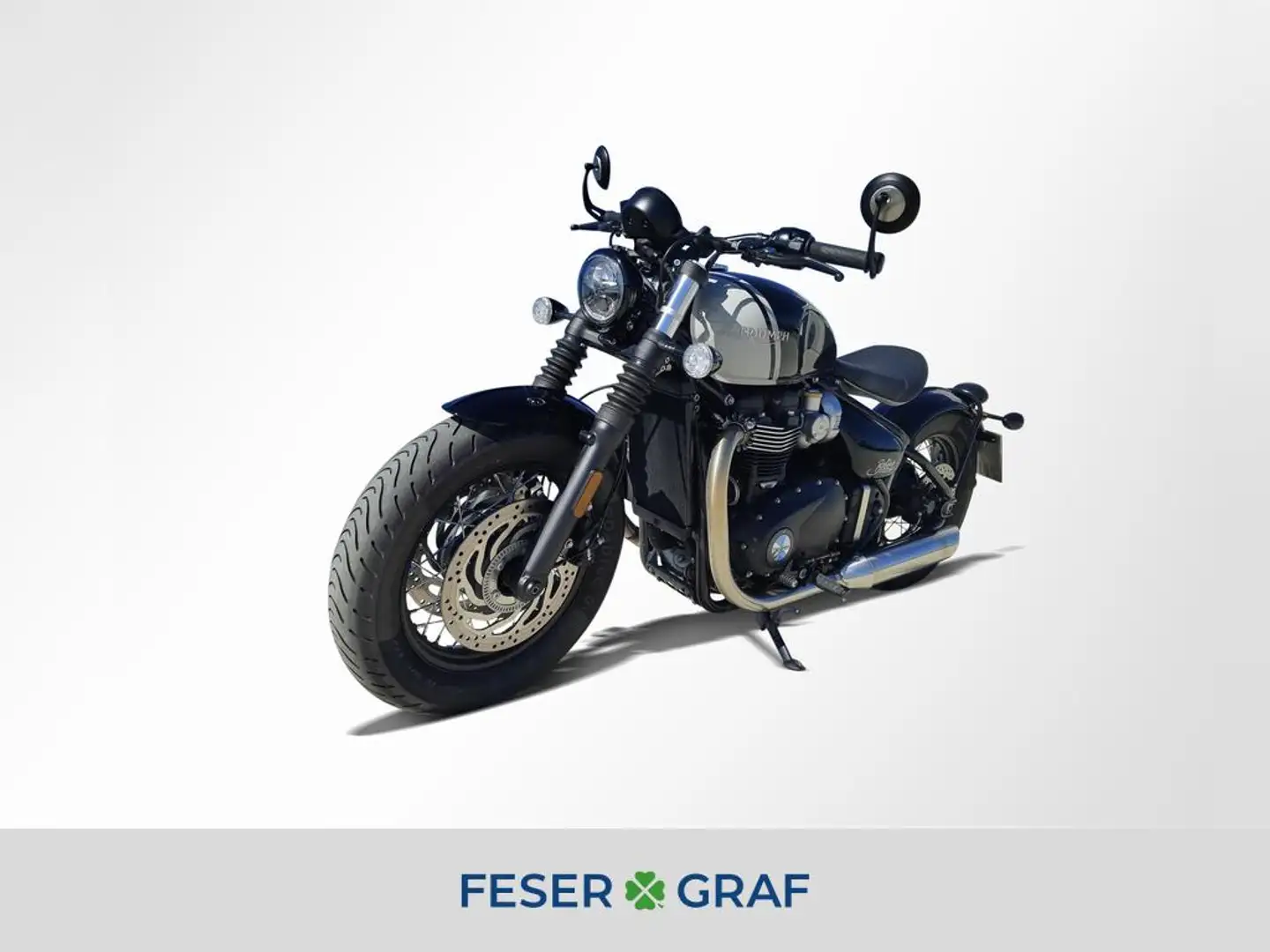 Triumph Bonneville Bobber sofort verfügbar Zwart - 1