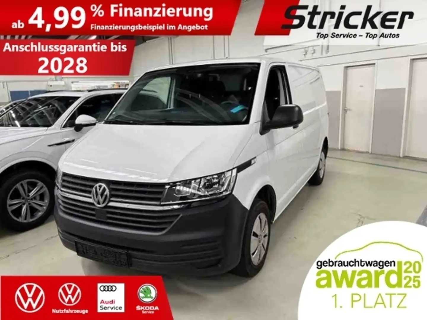 Volkswagen T6 Transporter 2.0TDI 332,-ohne Anzahlung AHK Blanc - 1