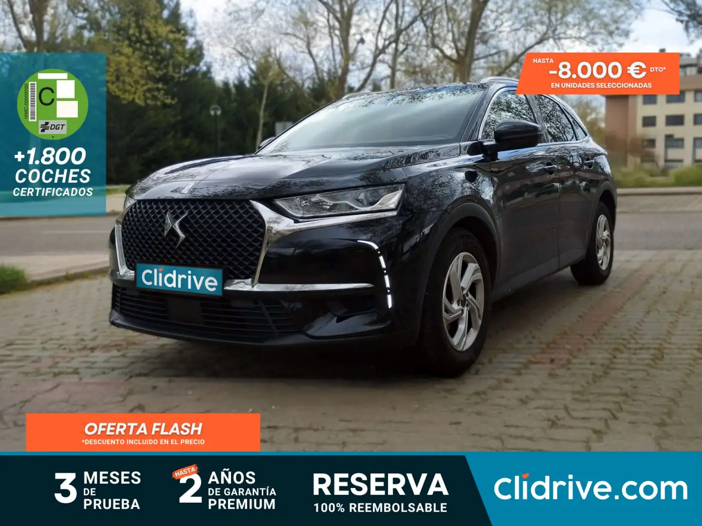 DS Automobiles DS 7 Crossback PureTech 132kW (180CV) Auto. BE CHIC Negro - 1