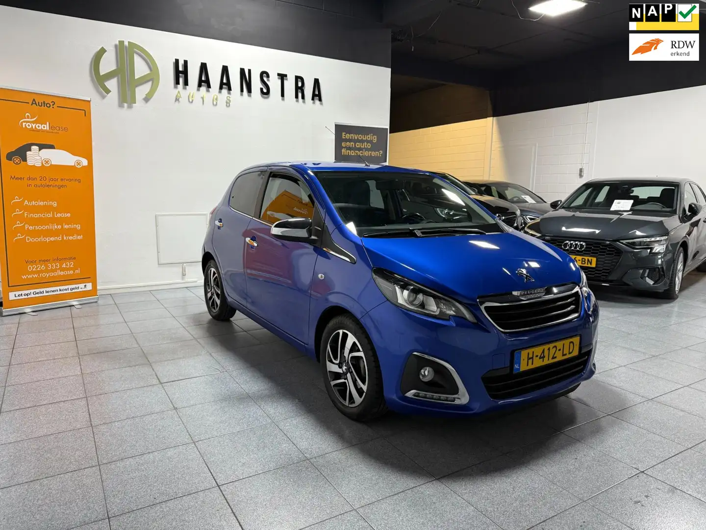 Peugeot 108 1.0 e-VTi Allure Navi-Camera Apple-Carplay NL Auto Blauw - 1