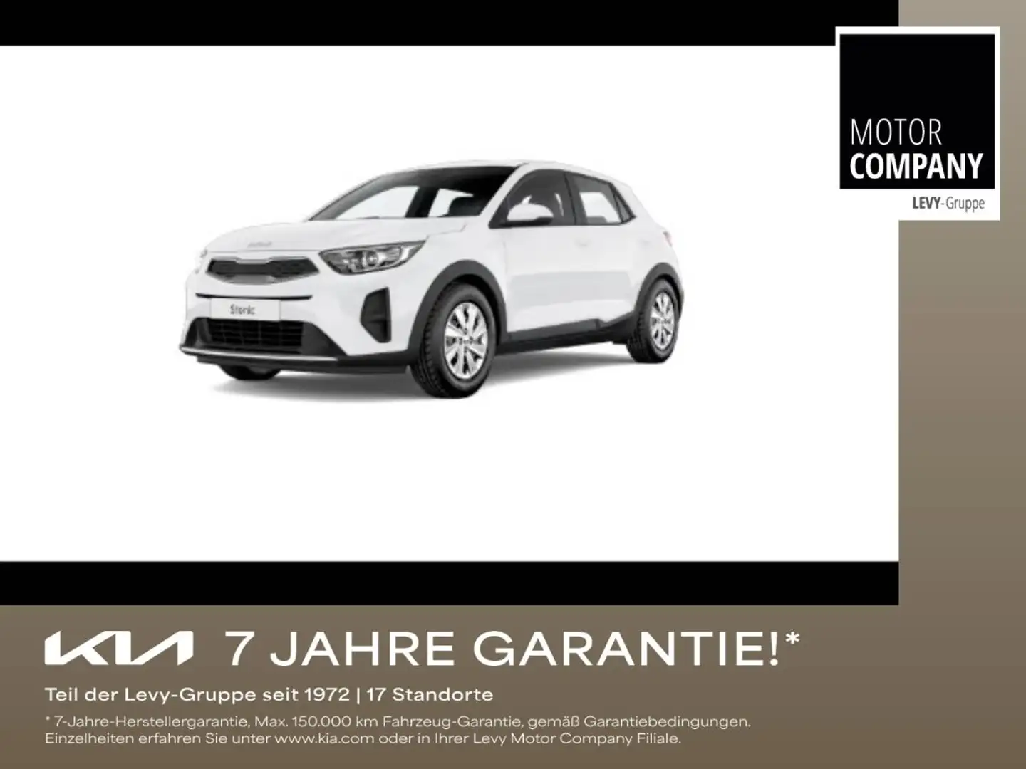 Kia Stonic 1.0 T-GDI Edition 7 Aktion+Navi+R.Kam+PDC+ Weiß - 1