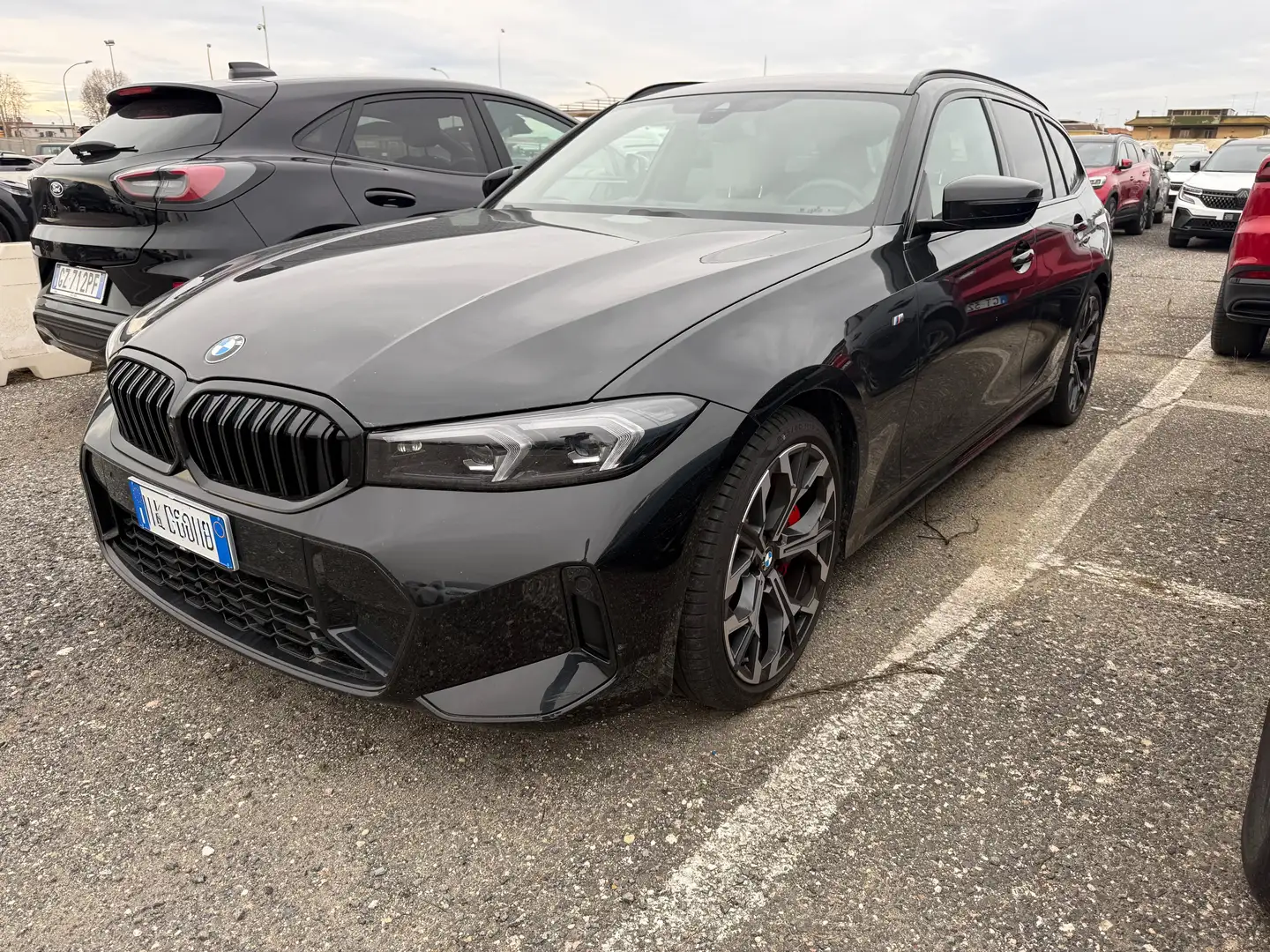 BMW 320 Serie 3 320d Touring mhev 48V xdrive MSport auto Noir - 1
