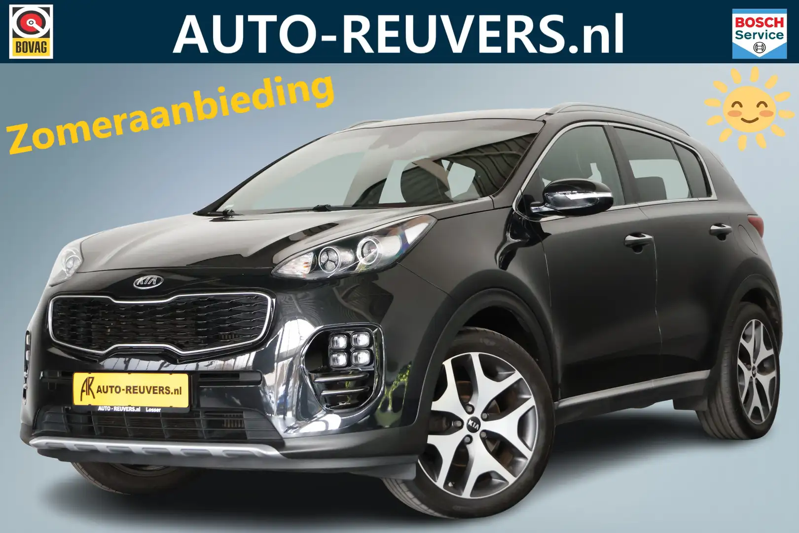 Kia Sportage 1.6 T-GDI GT-Line PlusLine / Leder / Navi / Blueto Noir - 1