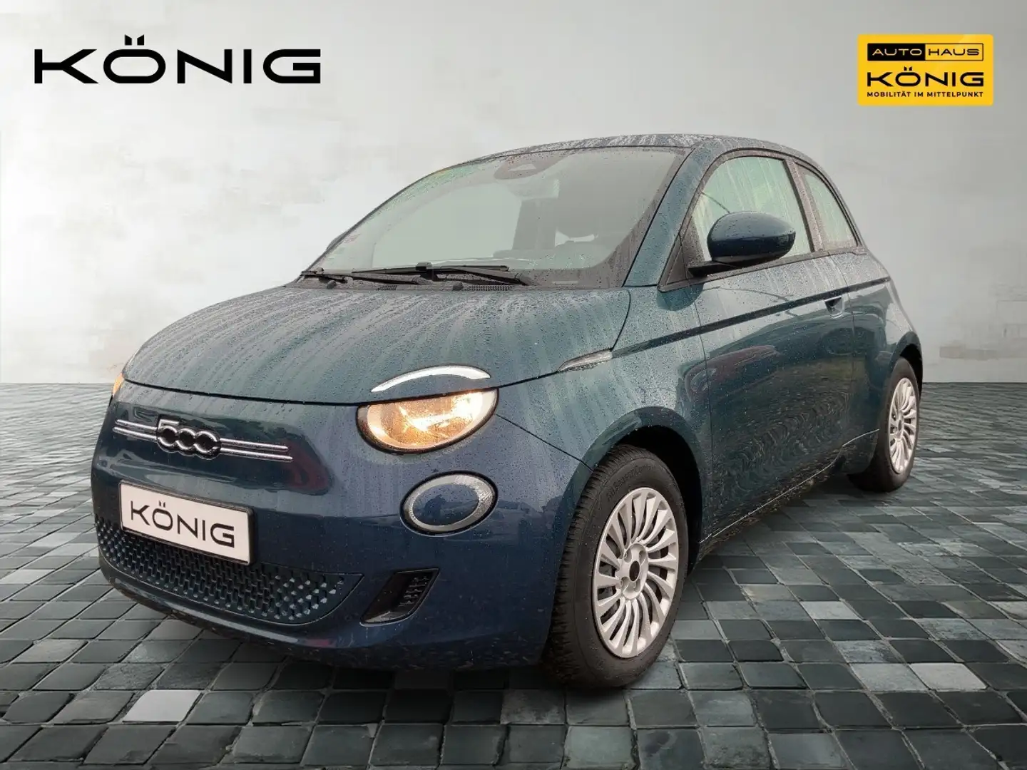 Fiat 500e MY23 118PS 42kWh KLIMA*CARPLAY*TEMPOMAT*DAB Grün - 1