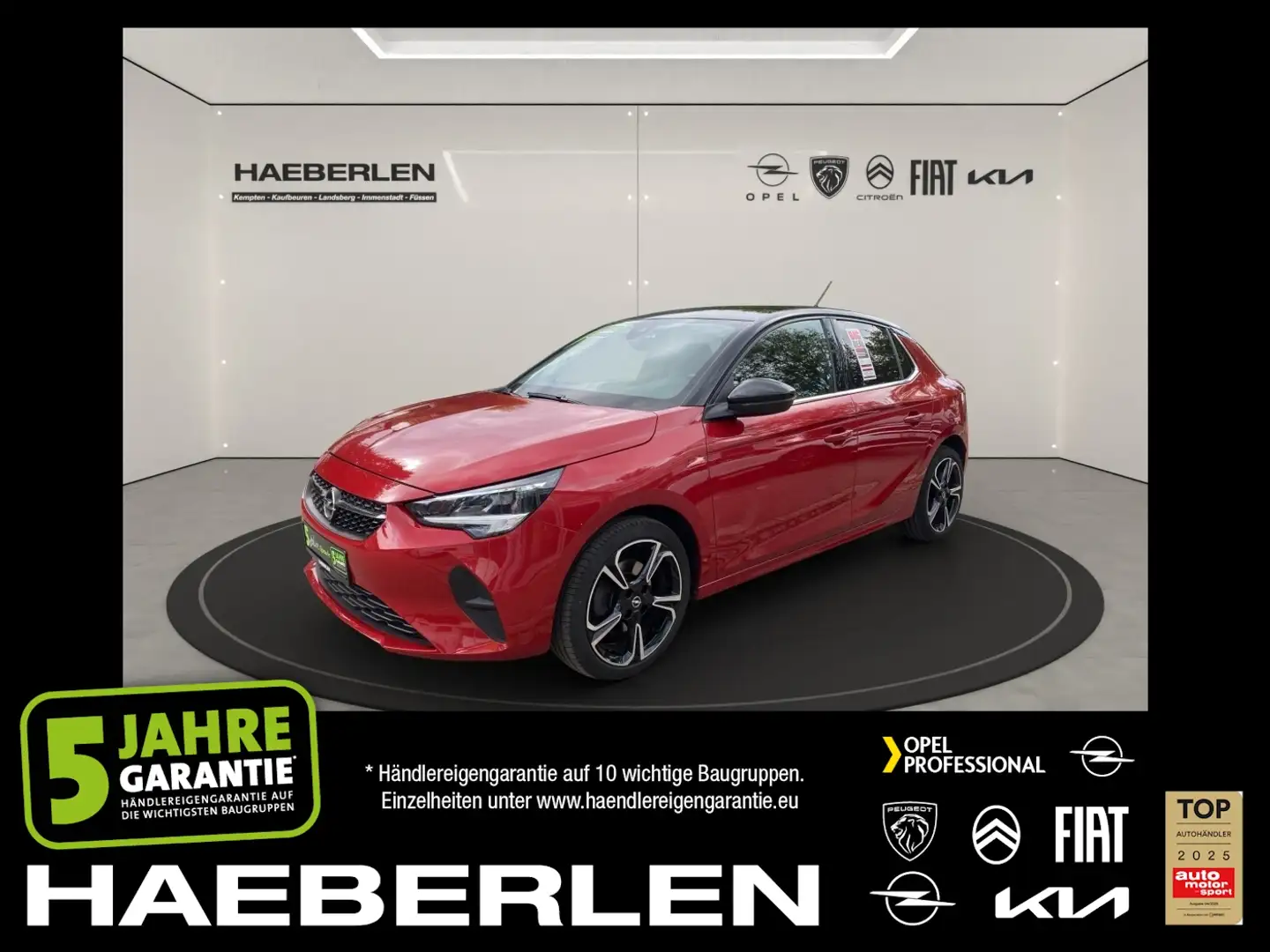 Opel Corsa F 1.2 Turbo Elegance *Kamera*Klima*LED* Rot - 1
