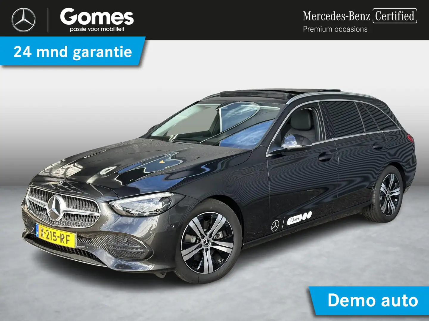 Mercedes-Benz C 180 Estate | Panoramadak | Stoelverwarming | Achteruit Grijs - 1