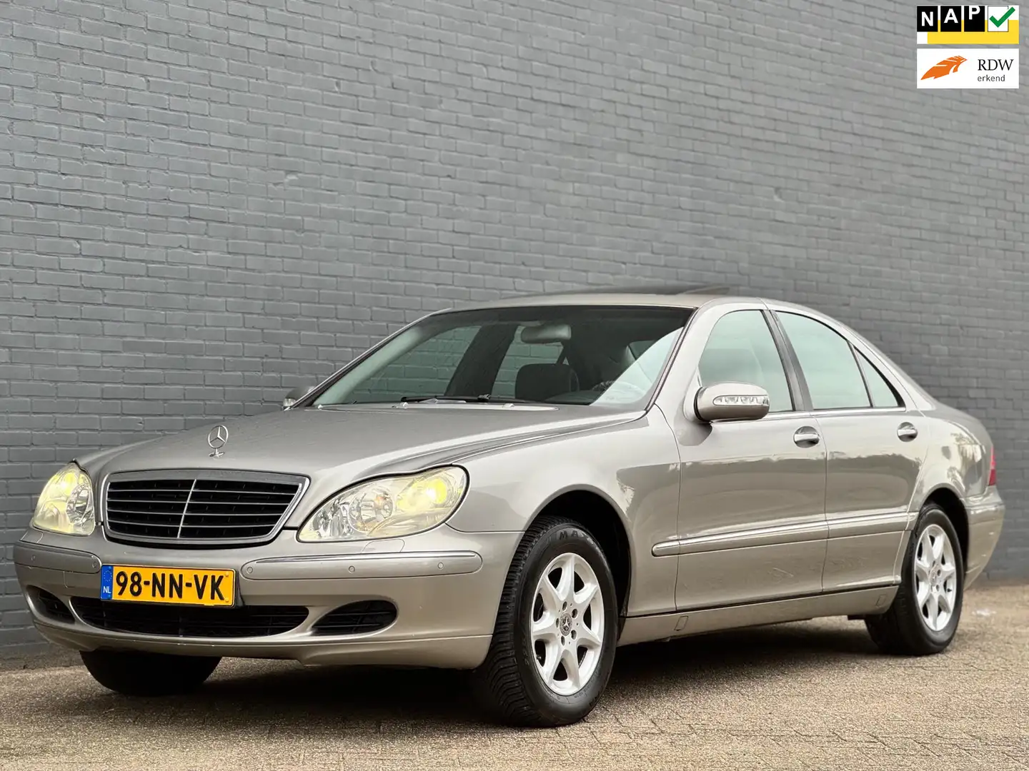 Mercedes-Benz S 350 Prestige|YOUNGTIMER|AUT|XENON|SCHUIFDAK|LEDER|NAVI Grijs - 1