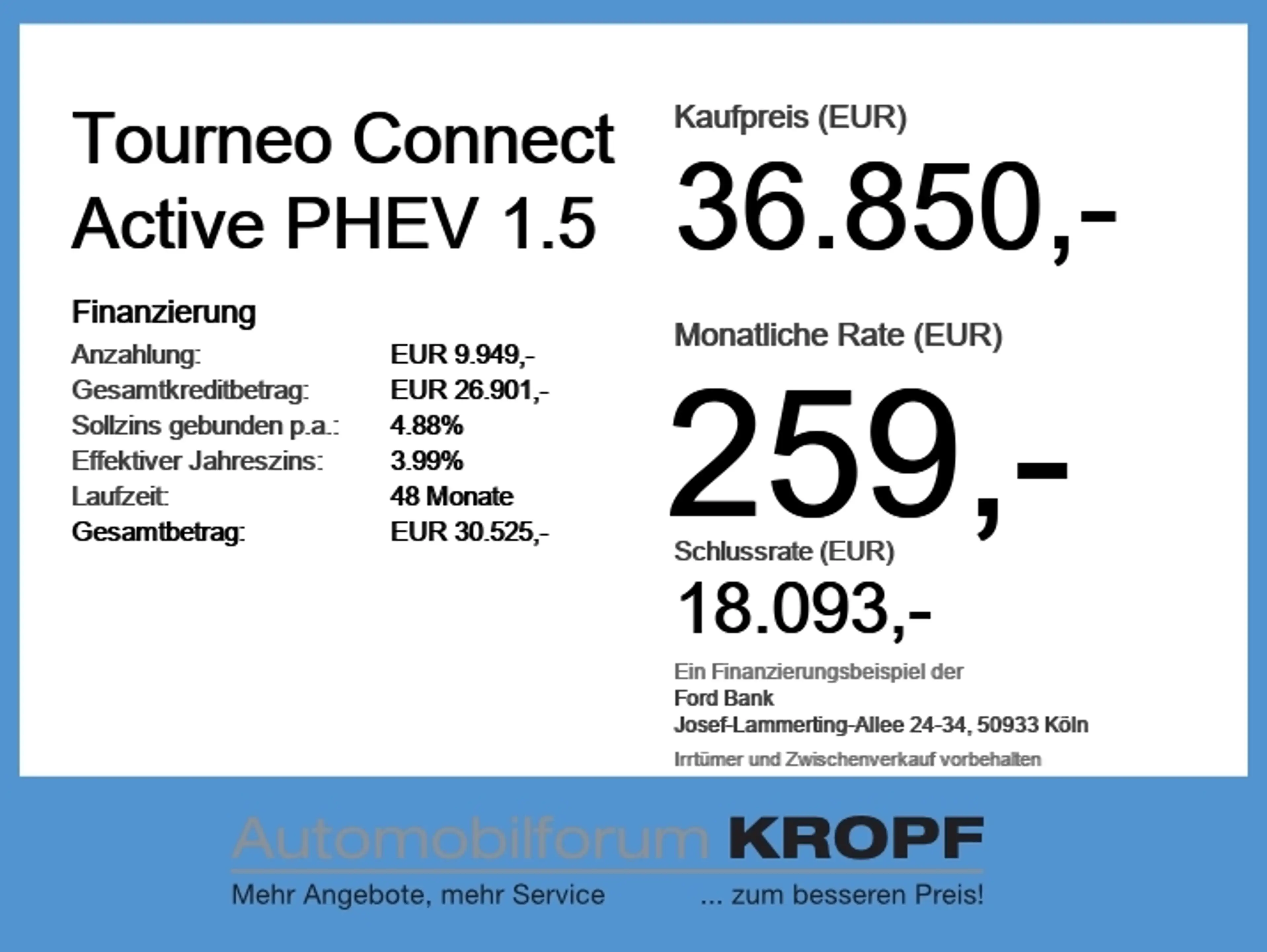 Ford Tourneo Connect Active PHEV 1.5 iACC*NAVI*SHZ*CAM — photo 6
