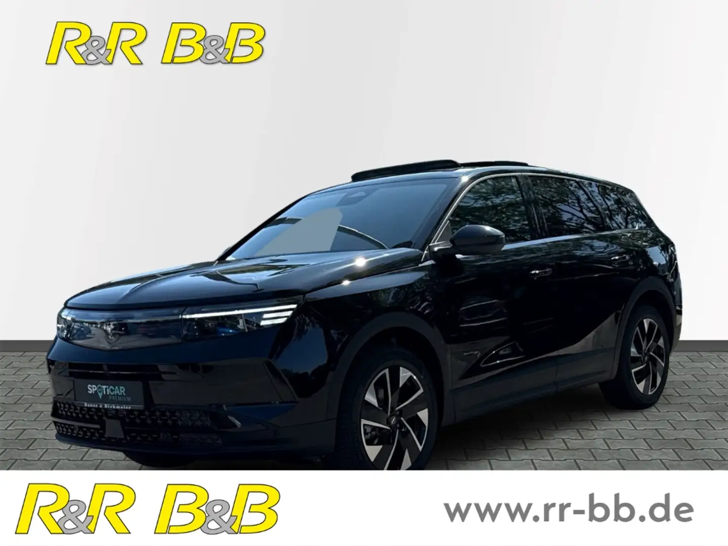 Opel Grandland GS 1.2 Turbo Hybrid AT NAVI+PANO+KLIMA+KAMERA+SHZ+ Schwarz - 1