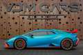 Lamborghini Huracán STO *TITANIUM ROLLBAR*FULL CARBON*VOLL* Bleu - thumbnail 11