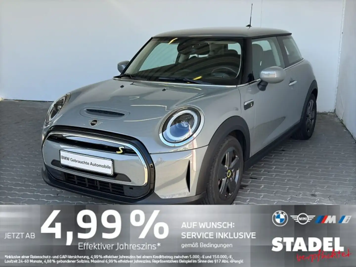 MINI Cooper SE Navi.LED.DriveAs.AppleCar.DAB.SportLR Grijs - 2