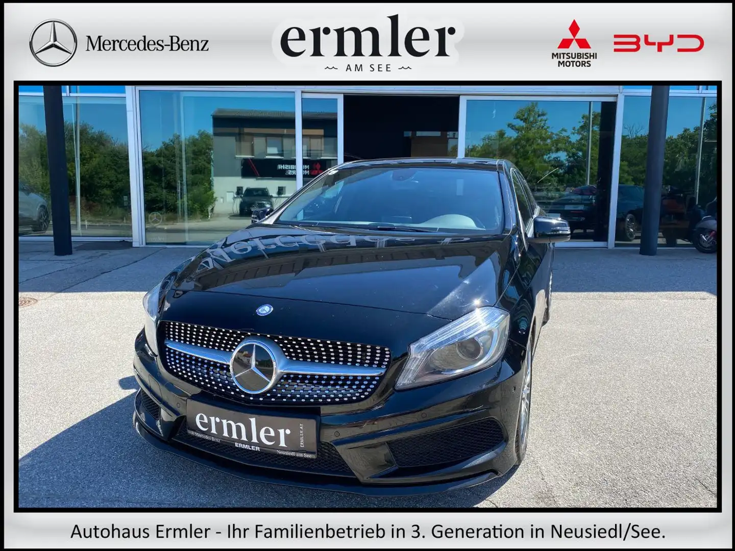 Mercedes-Benz A 180 RKam PTS Pano Klima Xenon AMG Shz Schwarz - 1