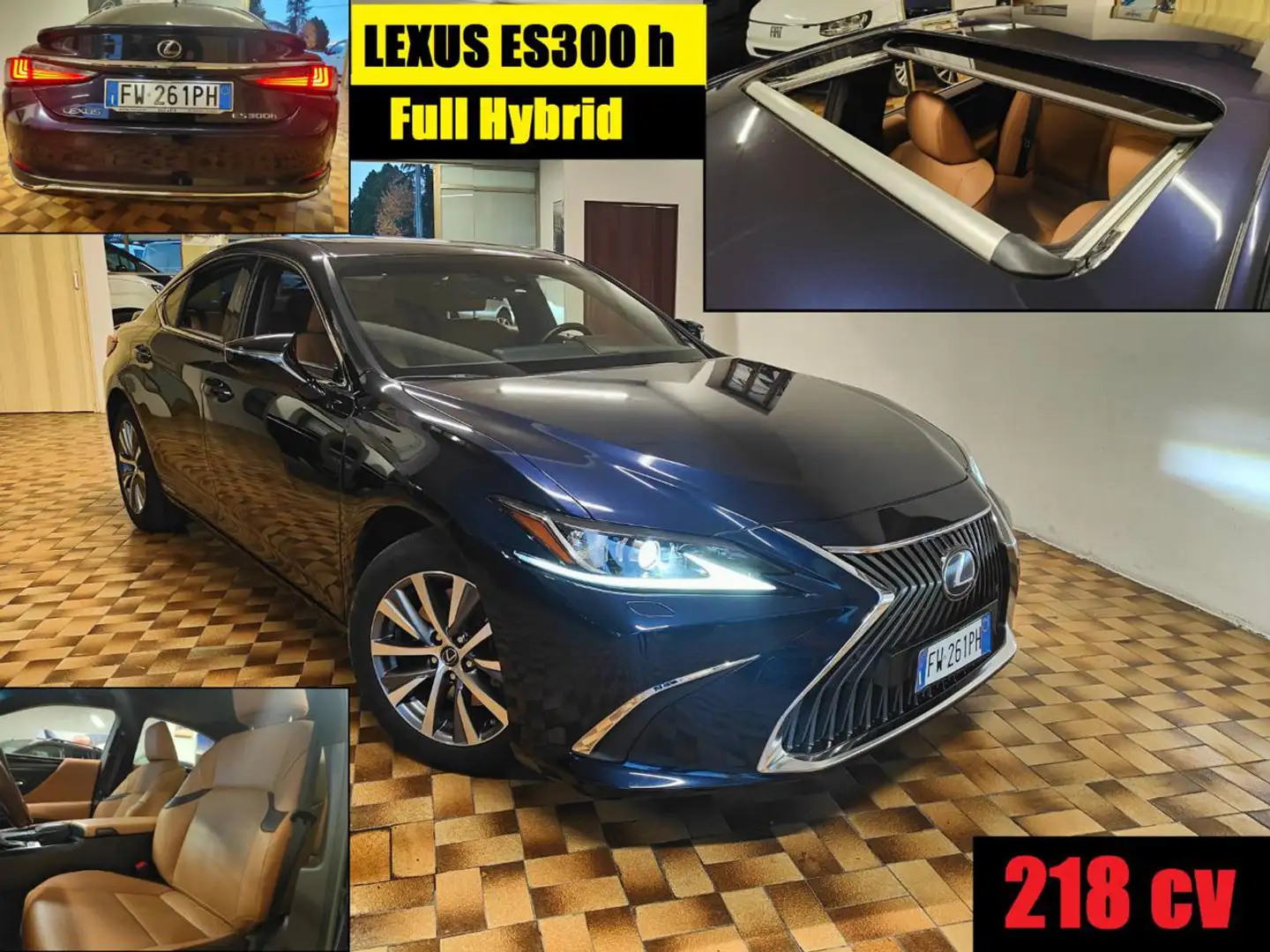 Lexus ES 300 h FULL-HYBRID DA 218 CV CON TETTO APRIBILE Blu/Azzurro - 1