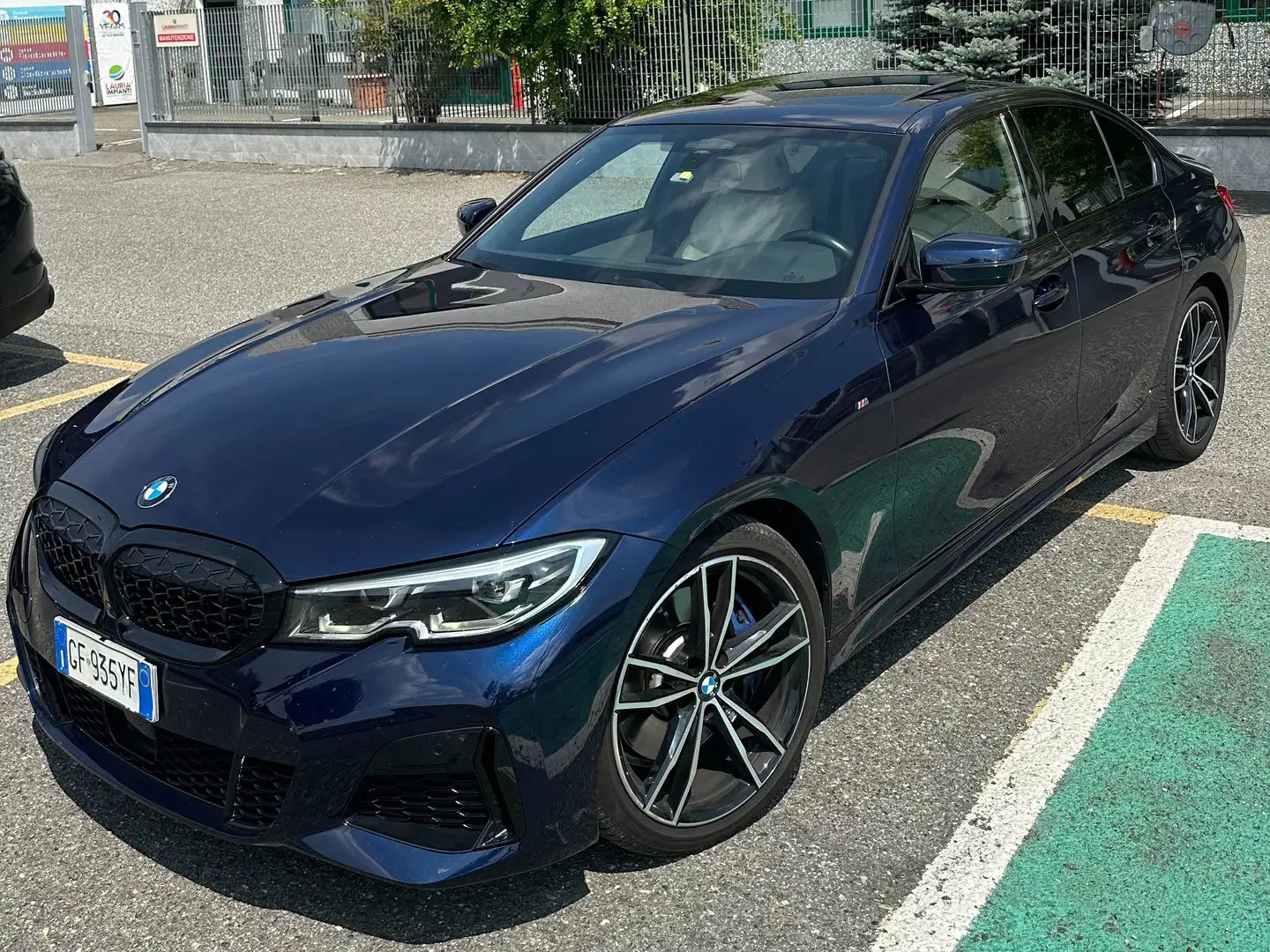BMW 340 Serie 3 G20 Berlina M340d mhev 48V xdrive auto Blu/Azzurro - 1