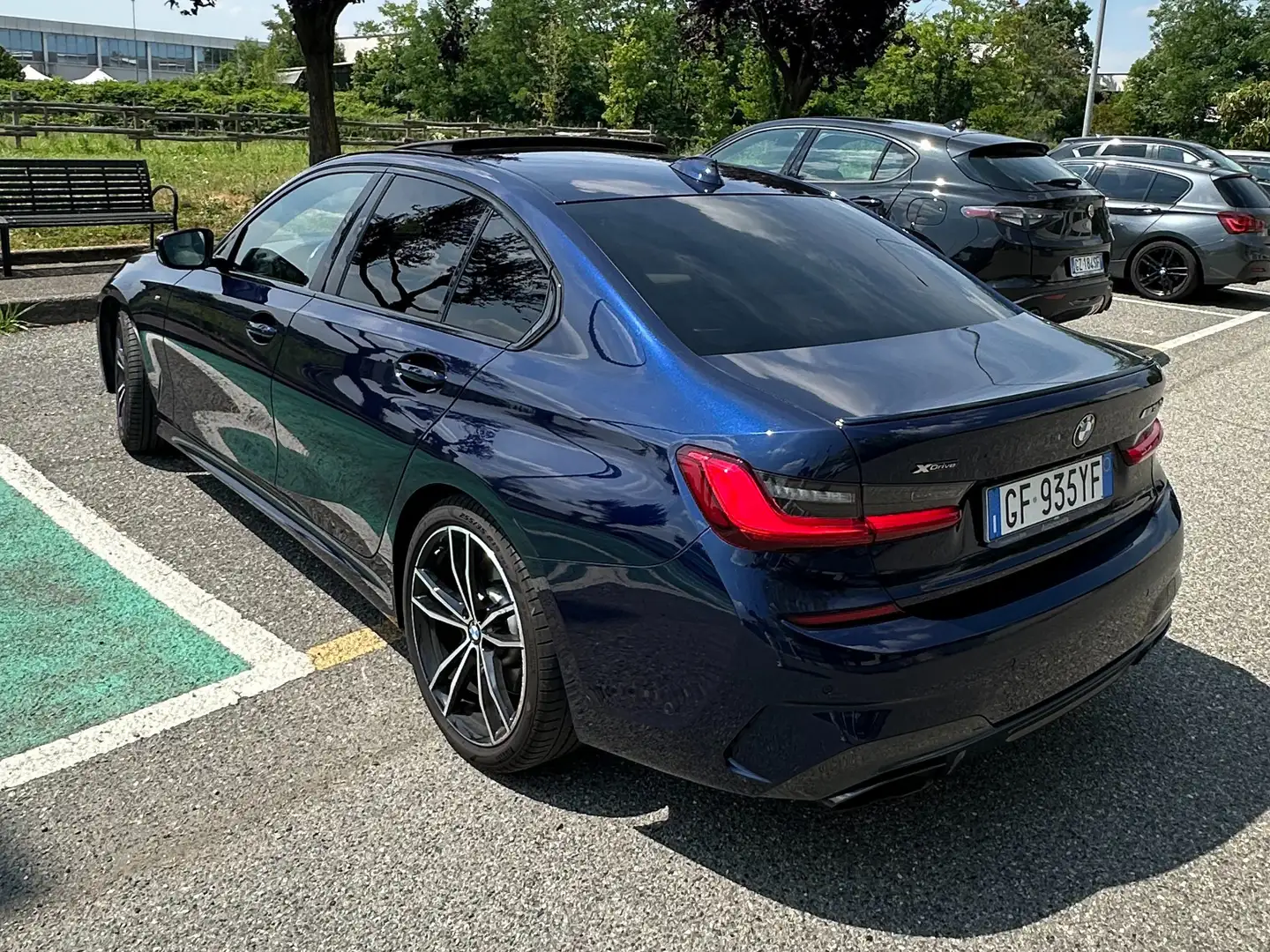 BMW 340 Serie 3 G20 Berlina M340d mhev 48V xdrive auto Blu/Azzurro - 2